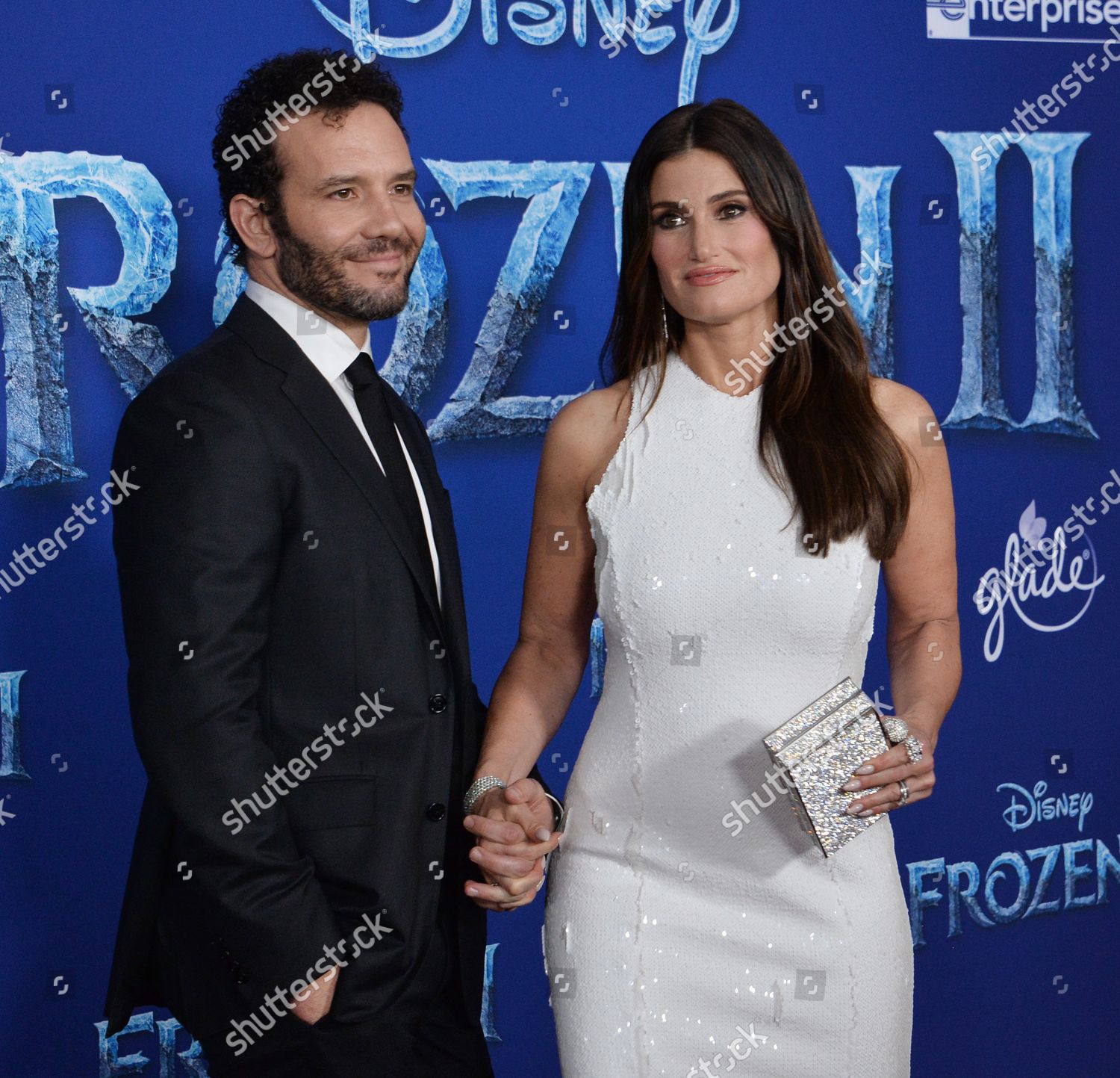 Cast Member Idina Menzel Her Husband Editorial Stock Photo - Stock