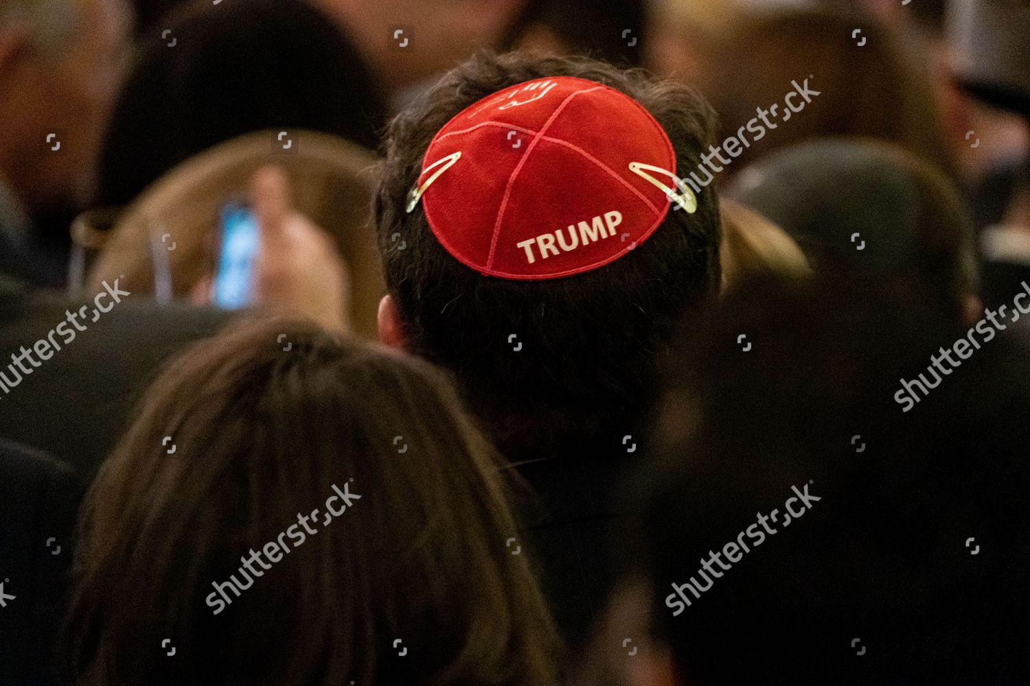 Jewish Participants Wearing Yamaka Hat Wait Editorial Stock Photo ...