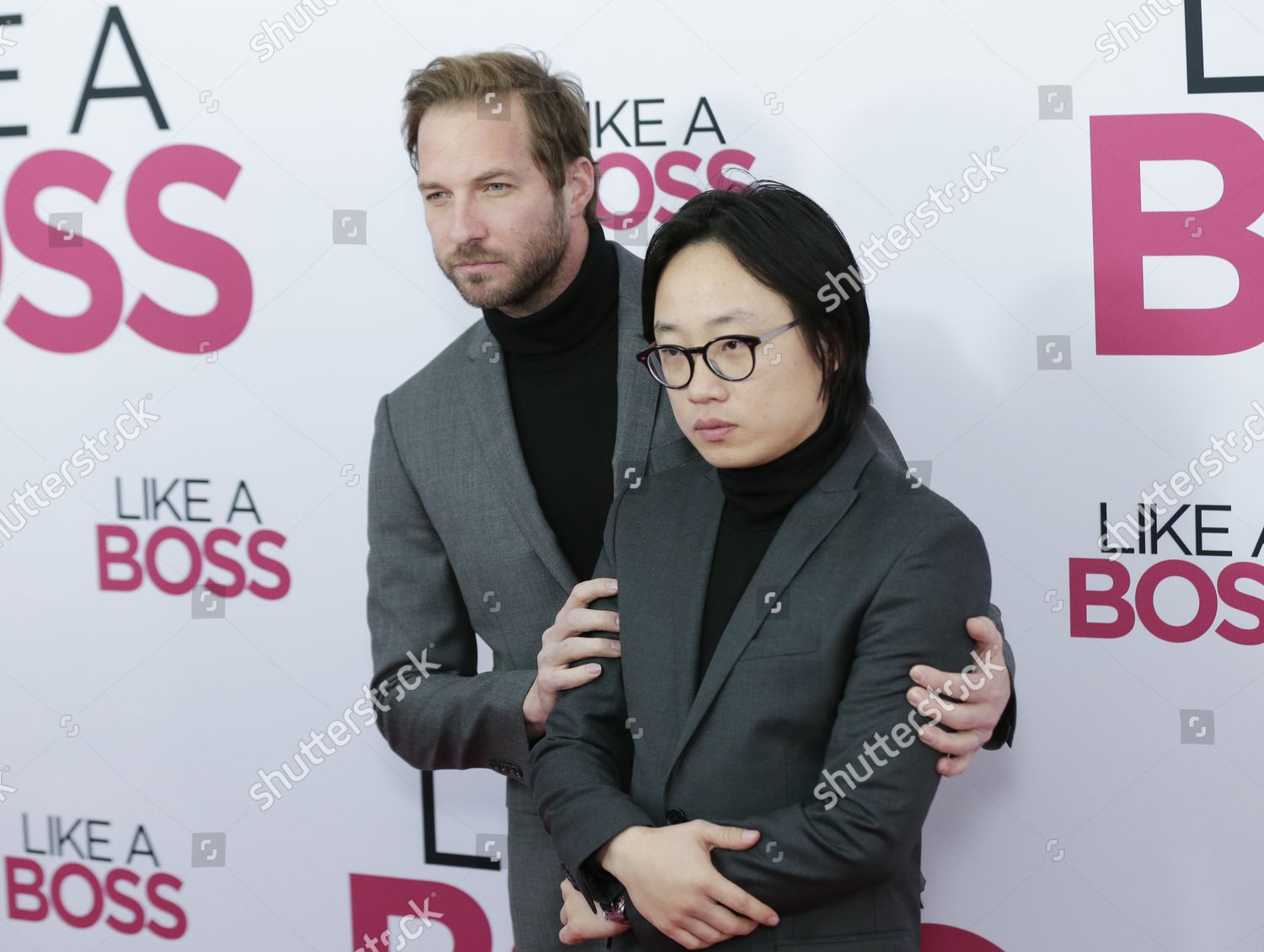 Ryan Hansen Jimmy O Yang Arrive Editorial Stock Photo - Stock Image ...