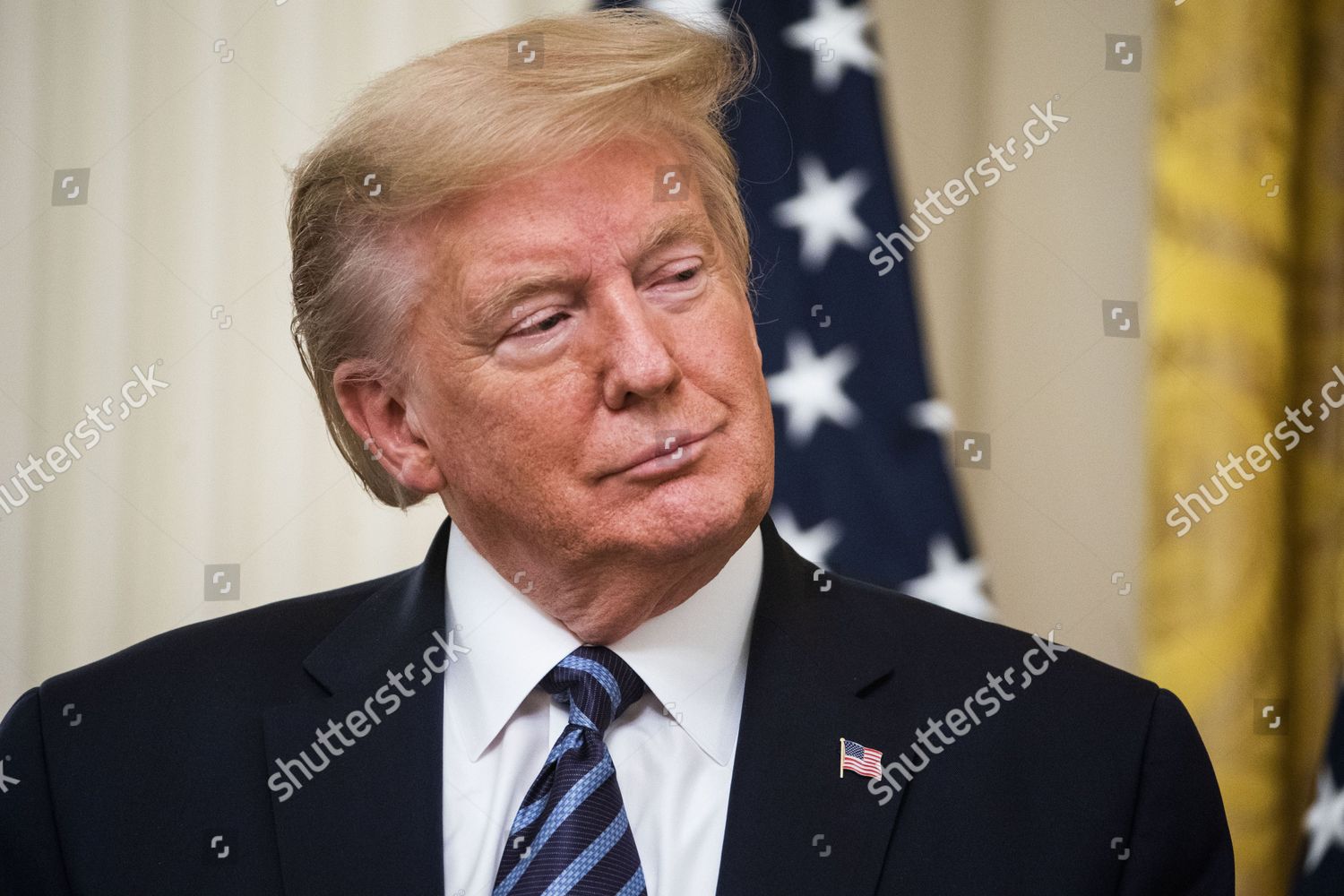 President Donald Trum Speaks Even How Editorial Stock Photo - Stock ...