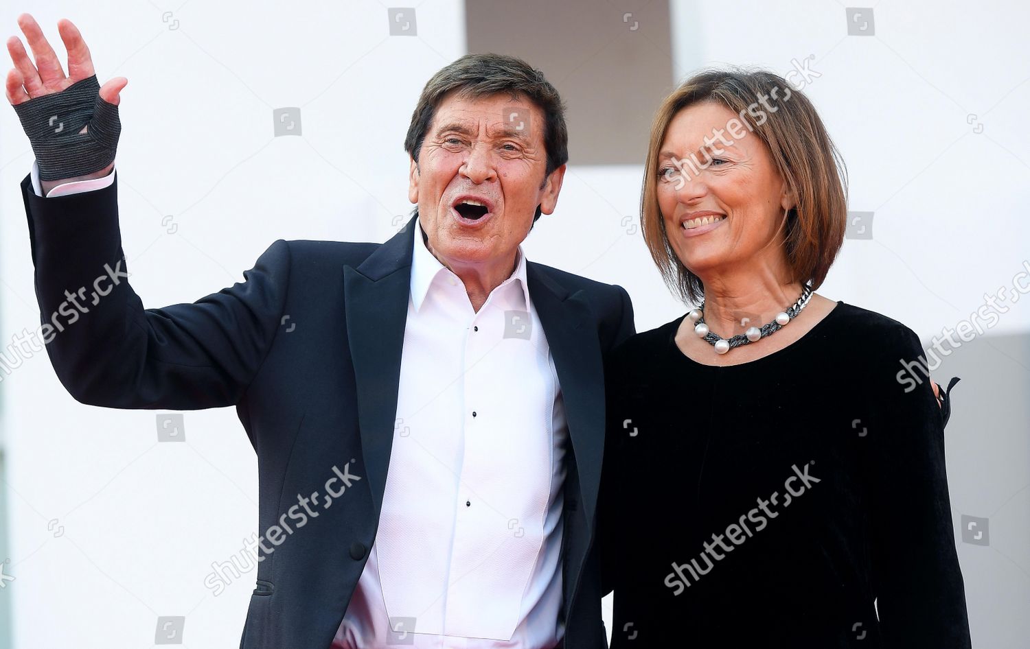 GIANNI MORANDI L HIS WIFE ANNA Editorial Stock Photo - Stock Image