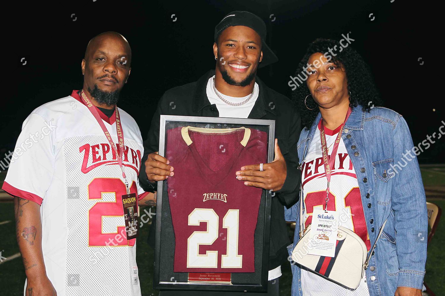 Alibay Barkleysaquon Barkley Tonya Johnson Editorial Stock Photo
