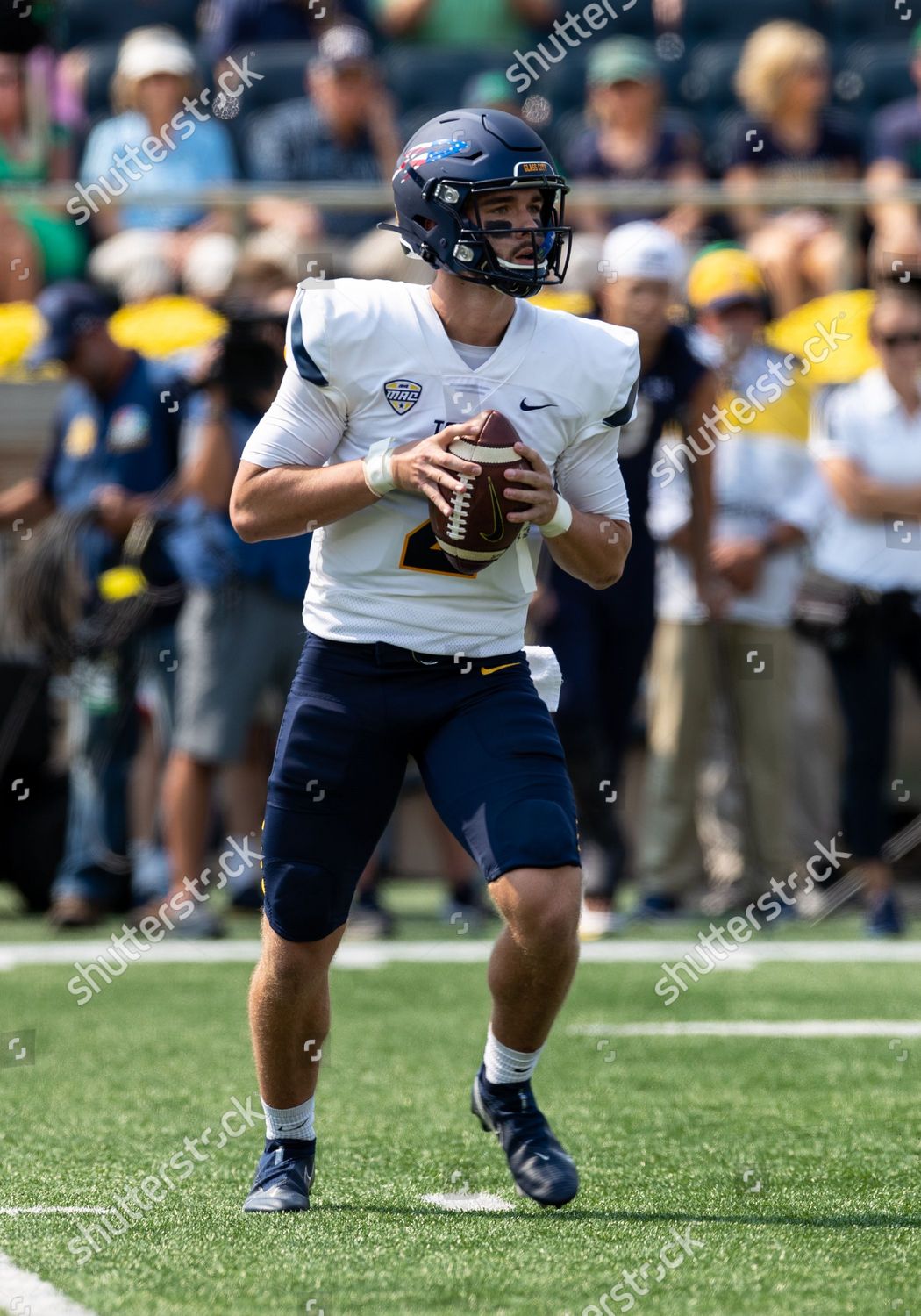 Toledo Quarterback Carter Bradley 2 Passes Editorial Stock Photo