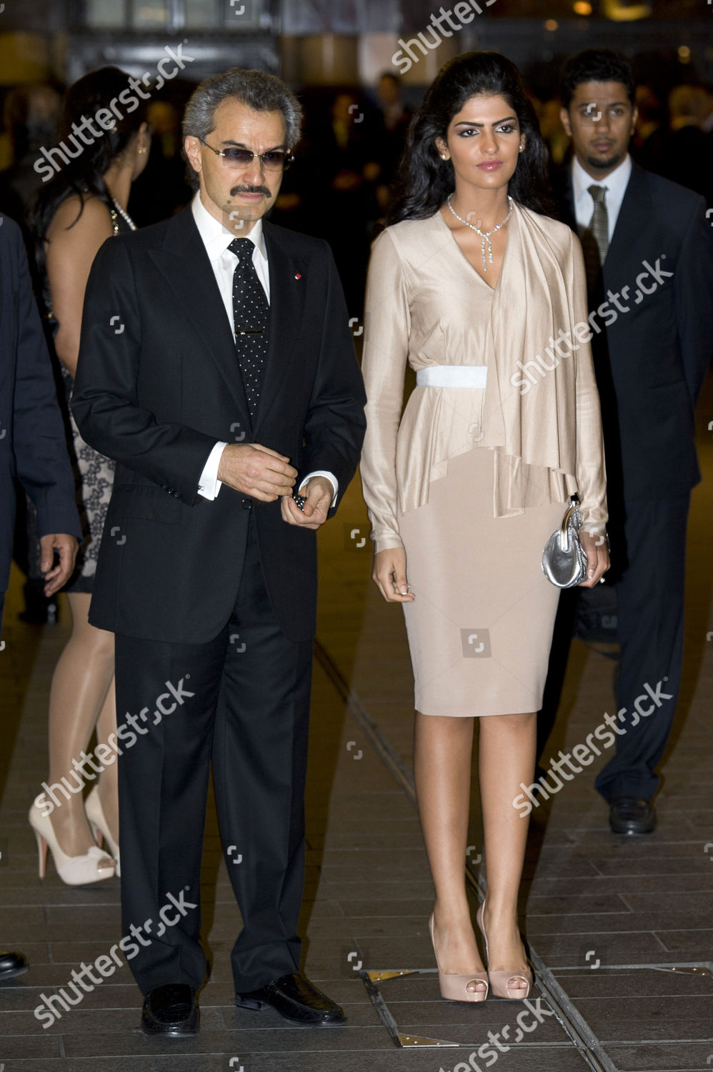 Prince Alwaleed Bin Talal His Wife Editorial Stock Photo Stock Image