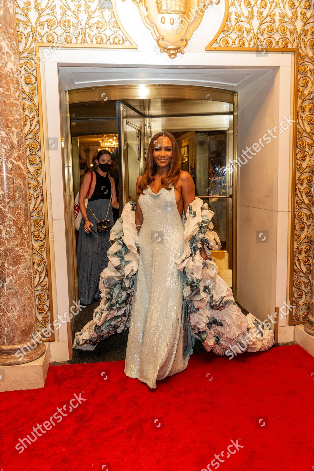 Janet Mock Wearing Dress By Valentino Editorial Stock Photo - Stock