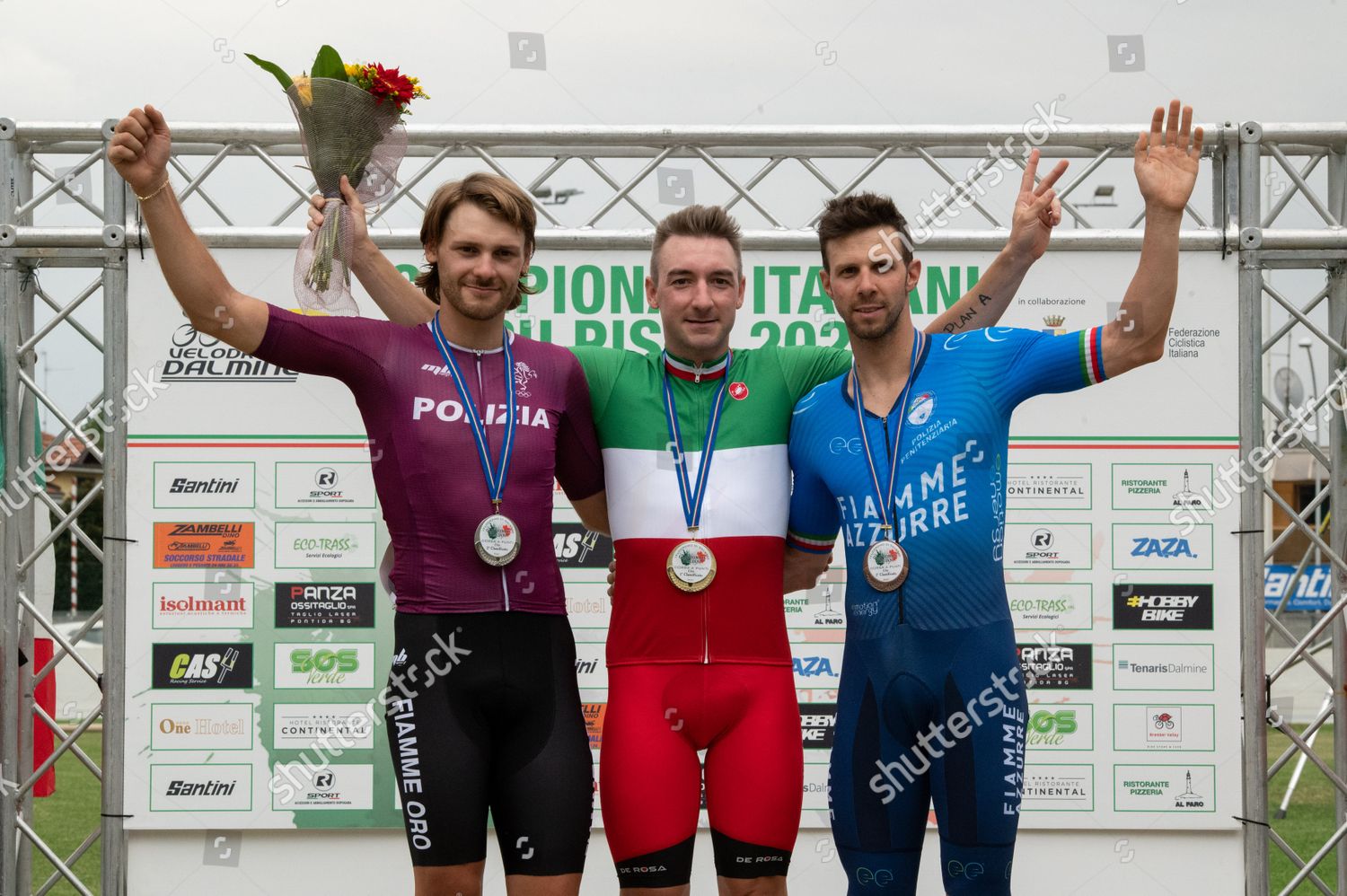 Davide Plebani Elia Viviani Michele Scartezzini Editorial Stock Photo