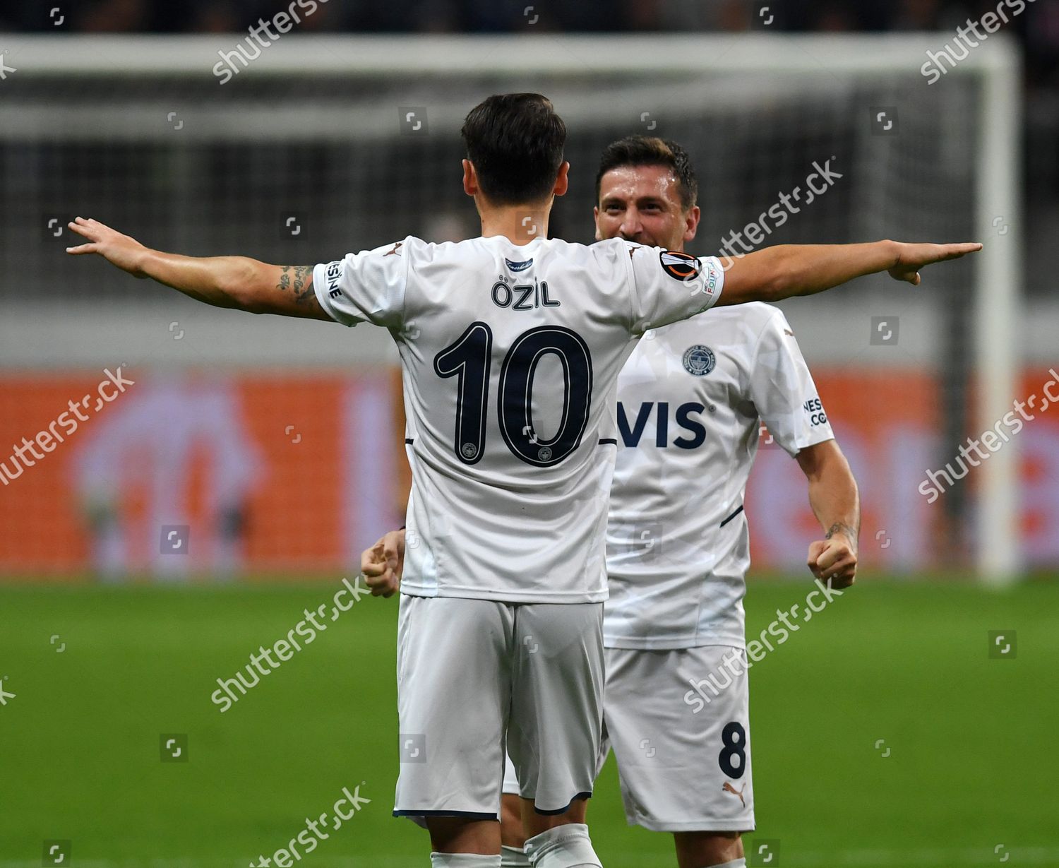Mesut Ozil Goal Celebration 10 Editorial Stock Photo - Stock Image