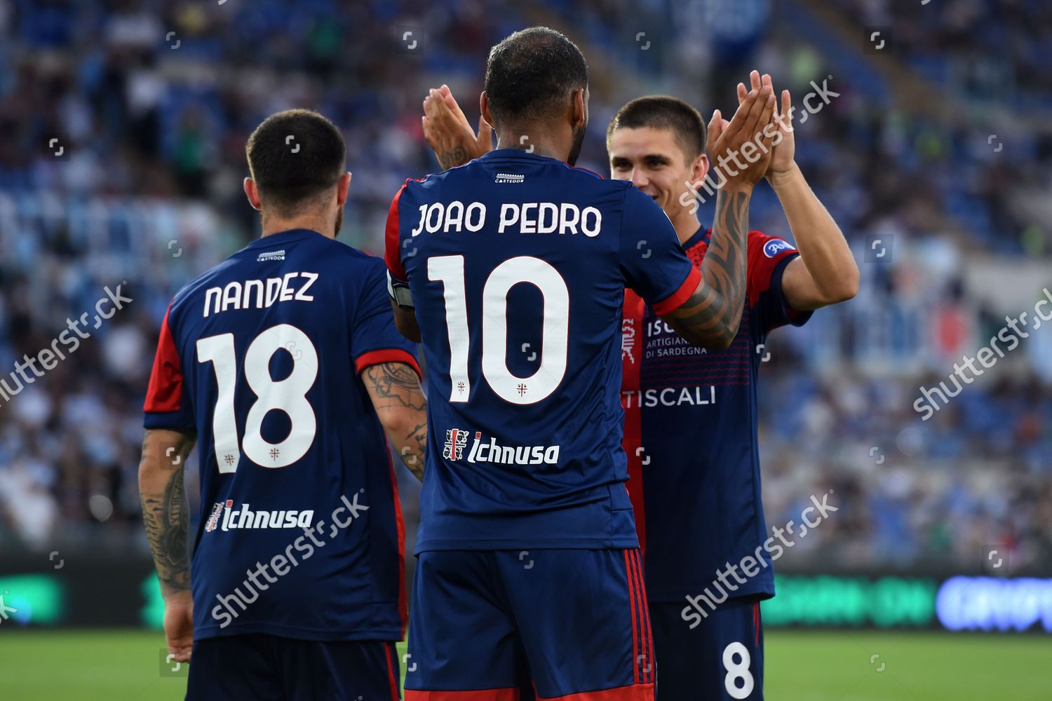 Joao Pedro Cagliari Celebrates After Scoring Editorial Stock Photo Joao Pedro Cagliari Celebrates After Scoring Editorial Stock Photo