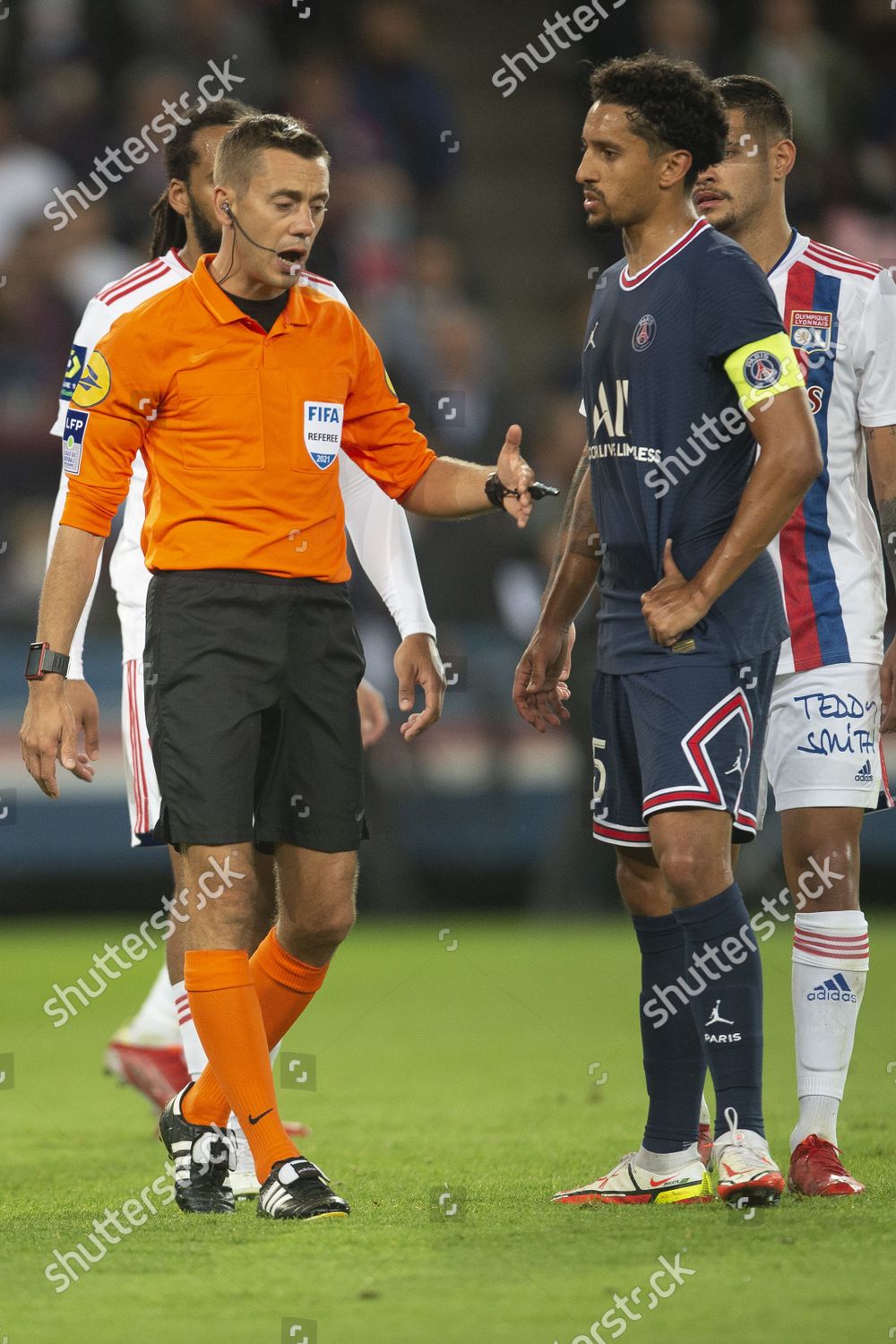 Turpin French Referee During French League Editorial Stock Photo