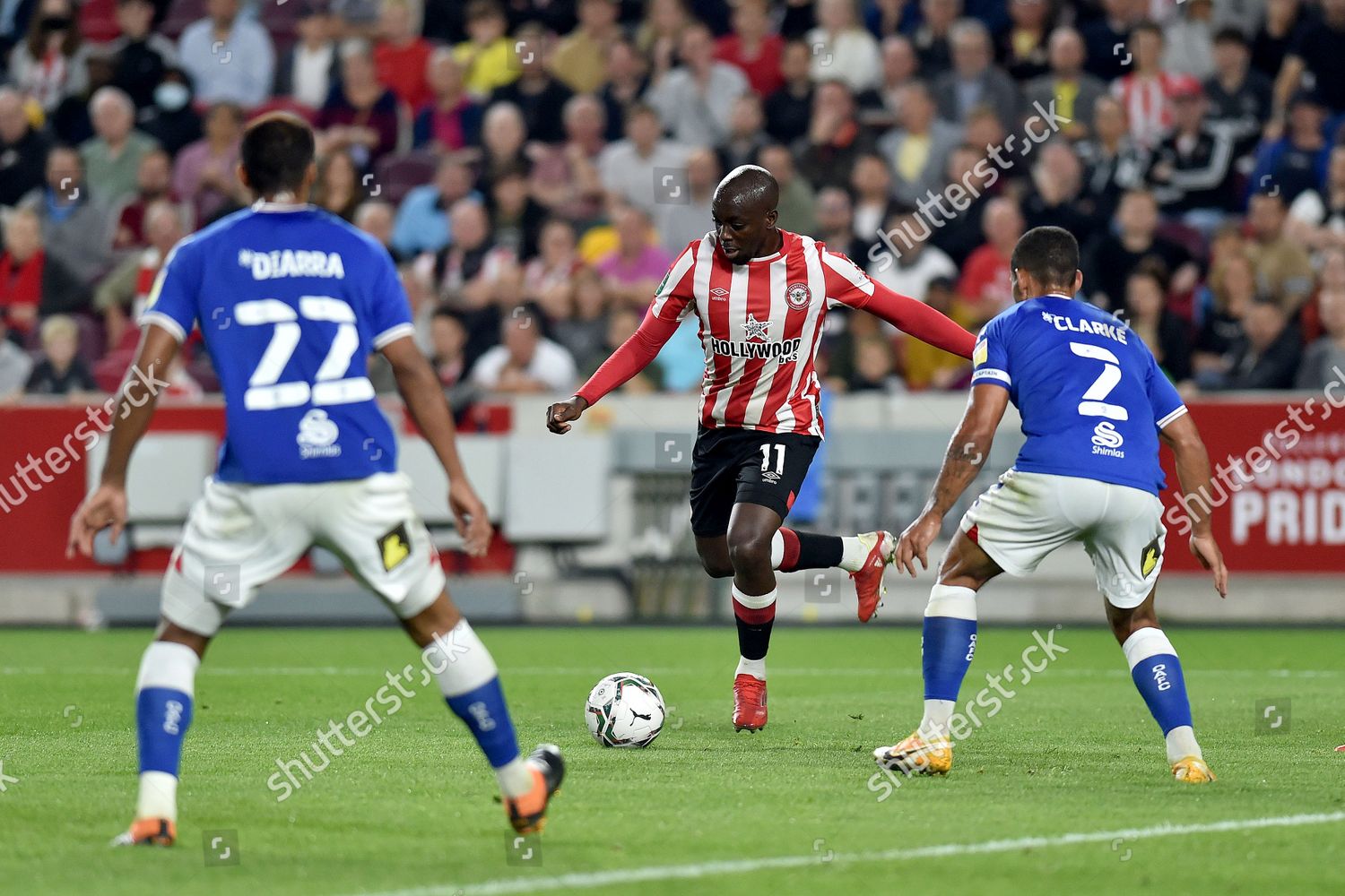 Yoane Wissa Brentford During Carabao Cup Editorial Stock Photo - Stock ...