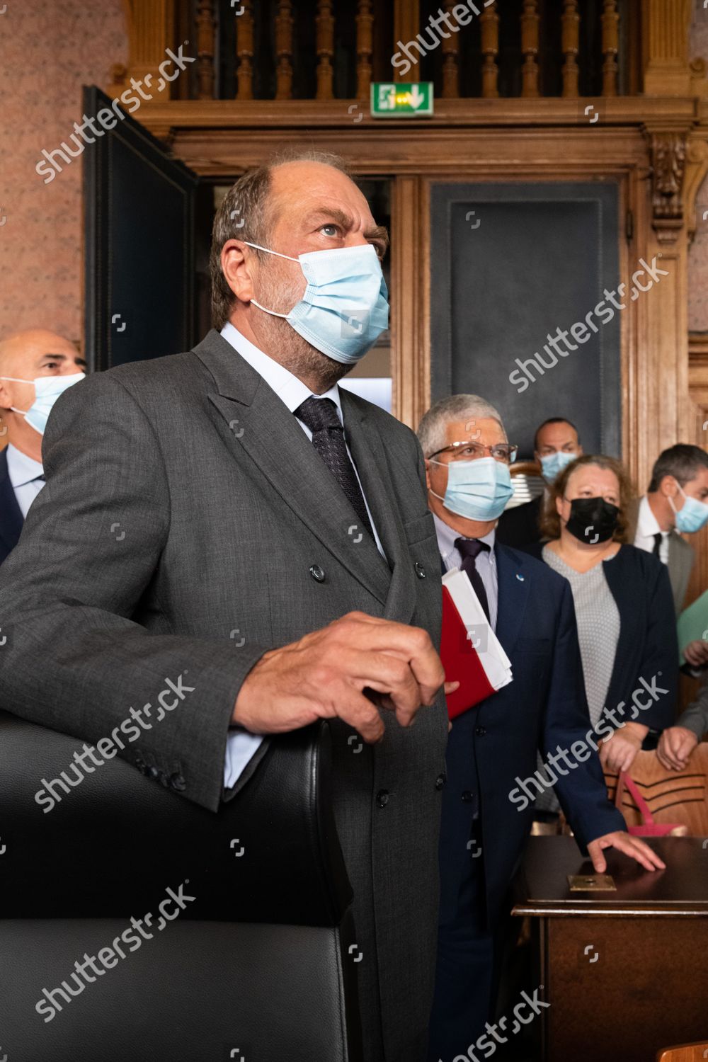 Eric Dupond Moretti Custodian Seals Minister Editorial Stock Photo