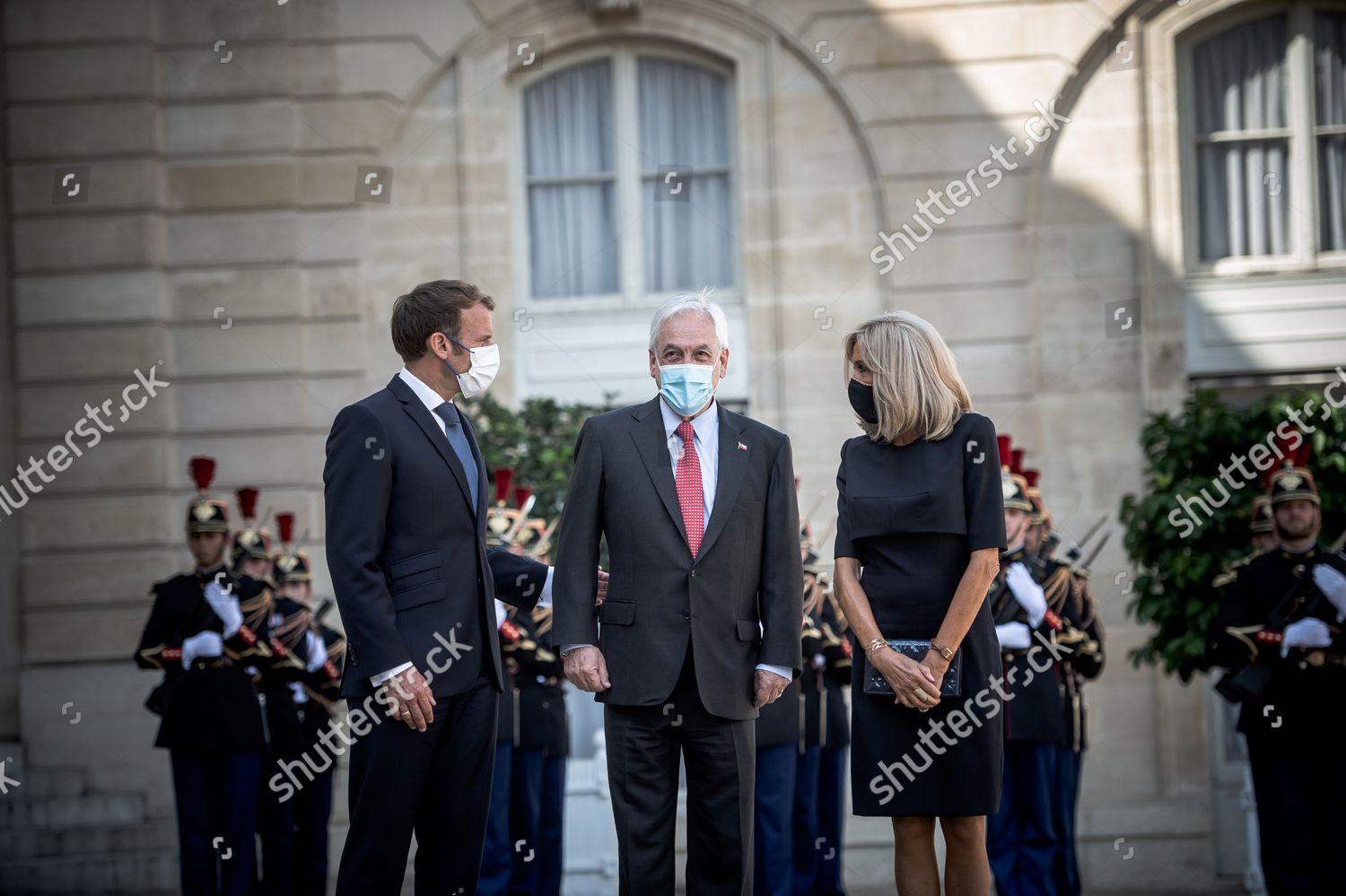 Brigitte Macron Interview Emmanuel Macron French Editorial Stock Photo
