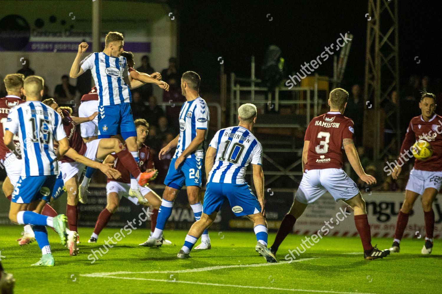Arbroath V Kilmarnock Oli Shaw Heads Editorial Stock Photo Stock Image Shutterstock