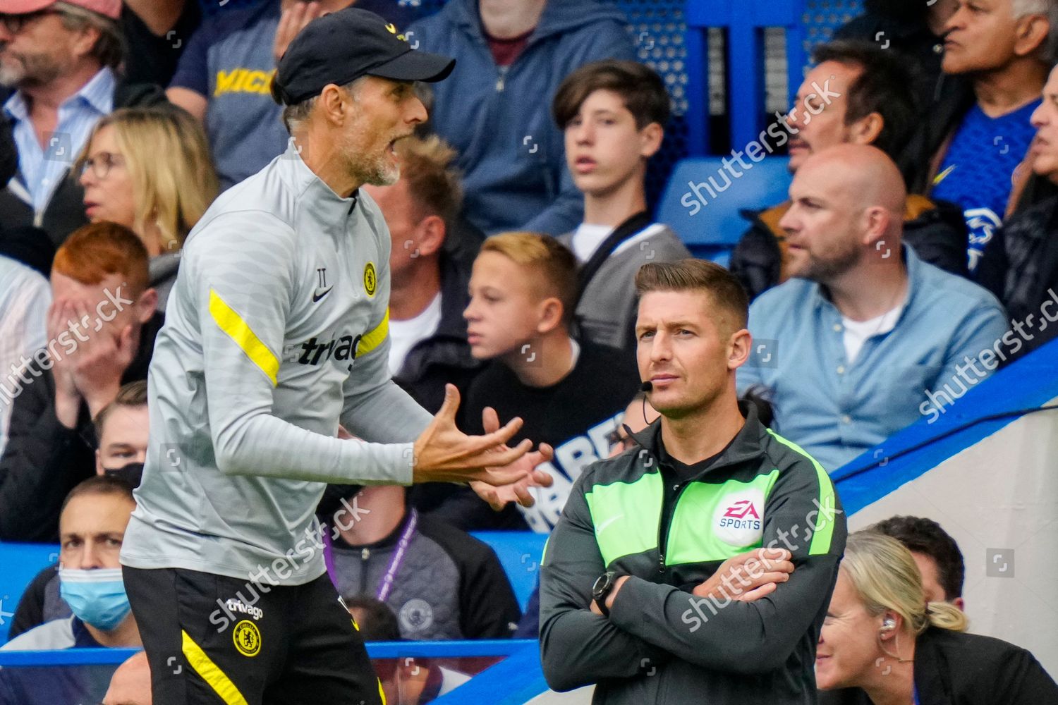 Thomas Tuchel Chelsea Manager Reacts Frustration Editorial Stock Photo ...