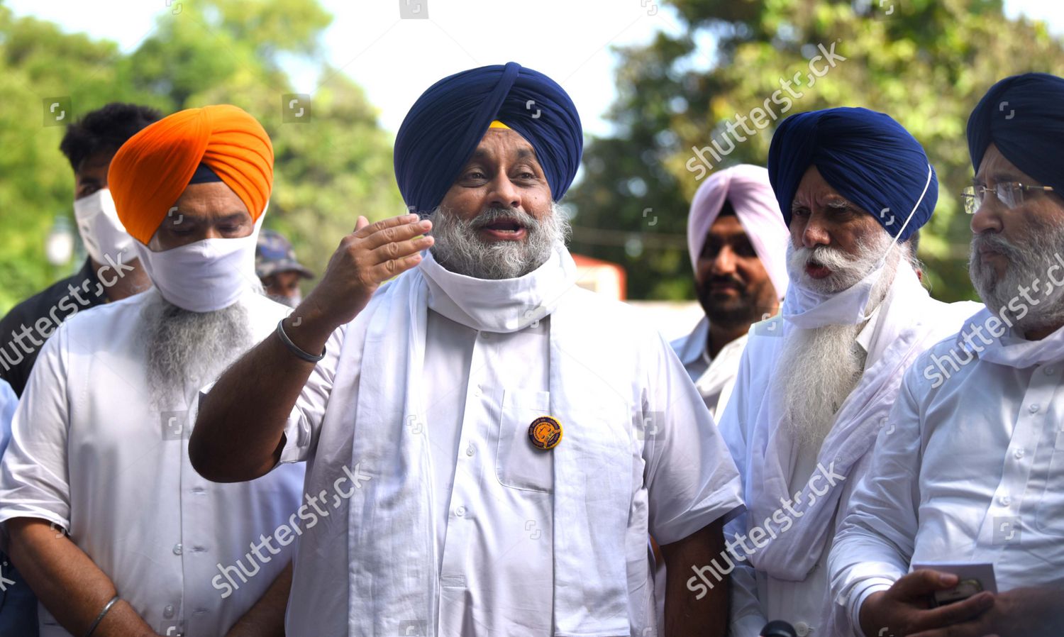 Delegation Shiromani Akali Dal Sad Led Editorial Stock Photo - Stock ...