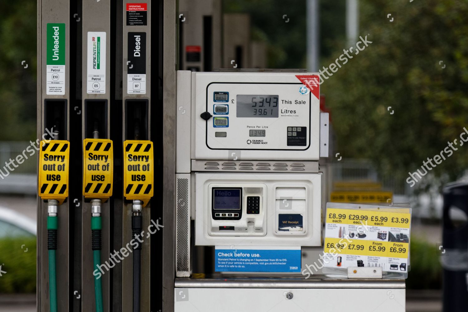 Closed Down Tesco Petrol Station Llansamlet Editorial Stock Photo ...