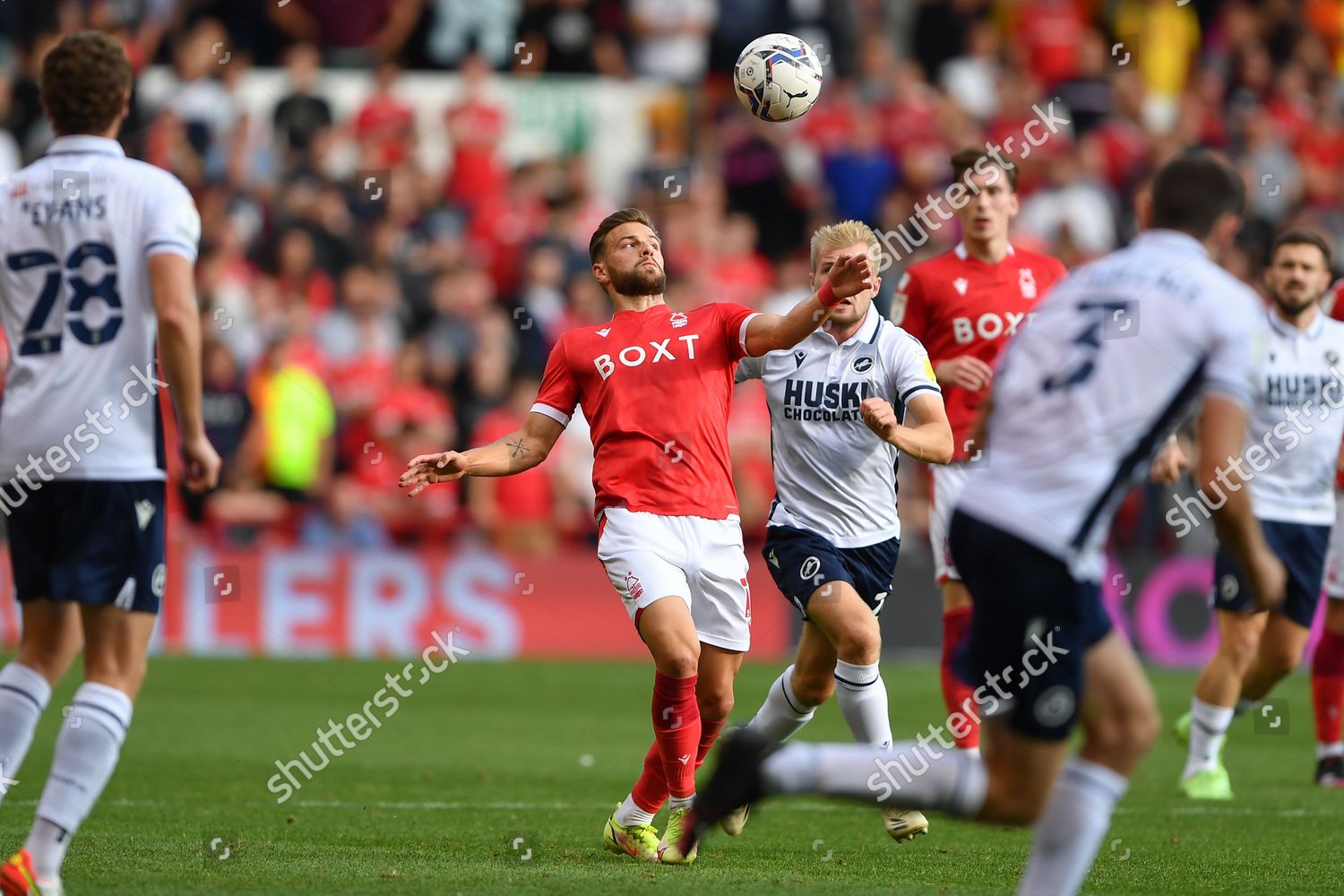 Philip Zinkernagel Nottingham Forest Action During Editorial Stock ...