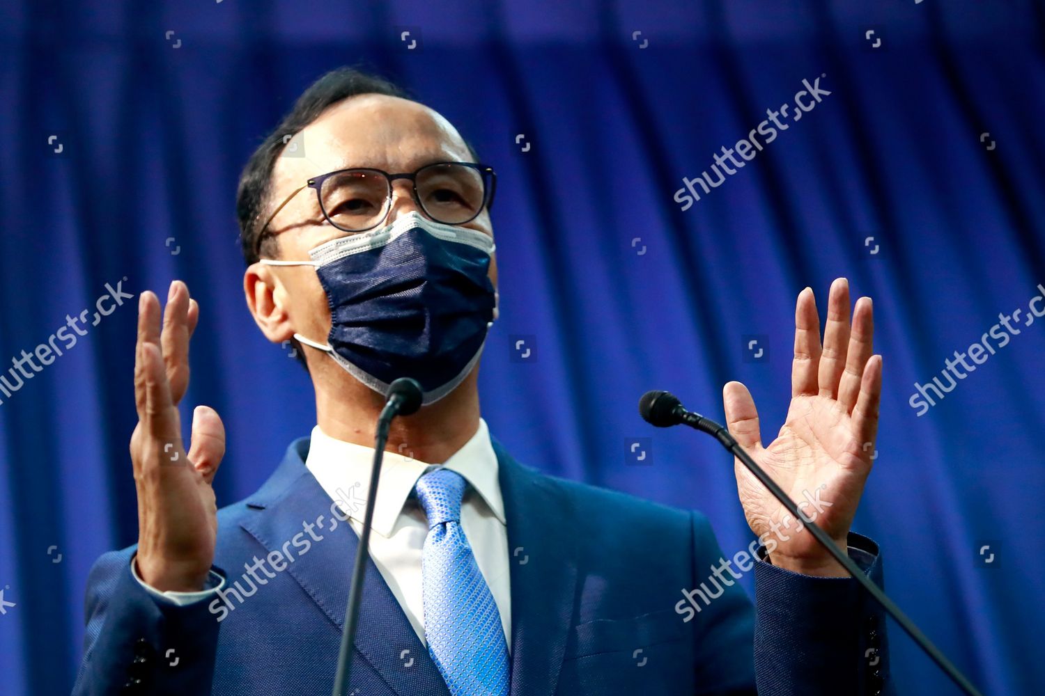 Eric Chu Newly Elected Chairman Prochina Editorial Stock Photo Stock