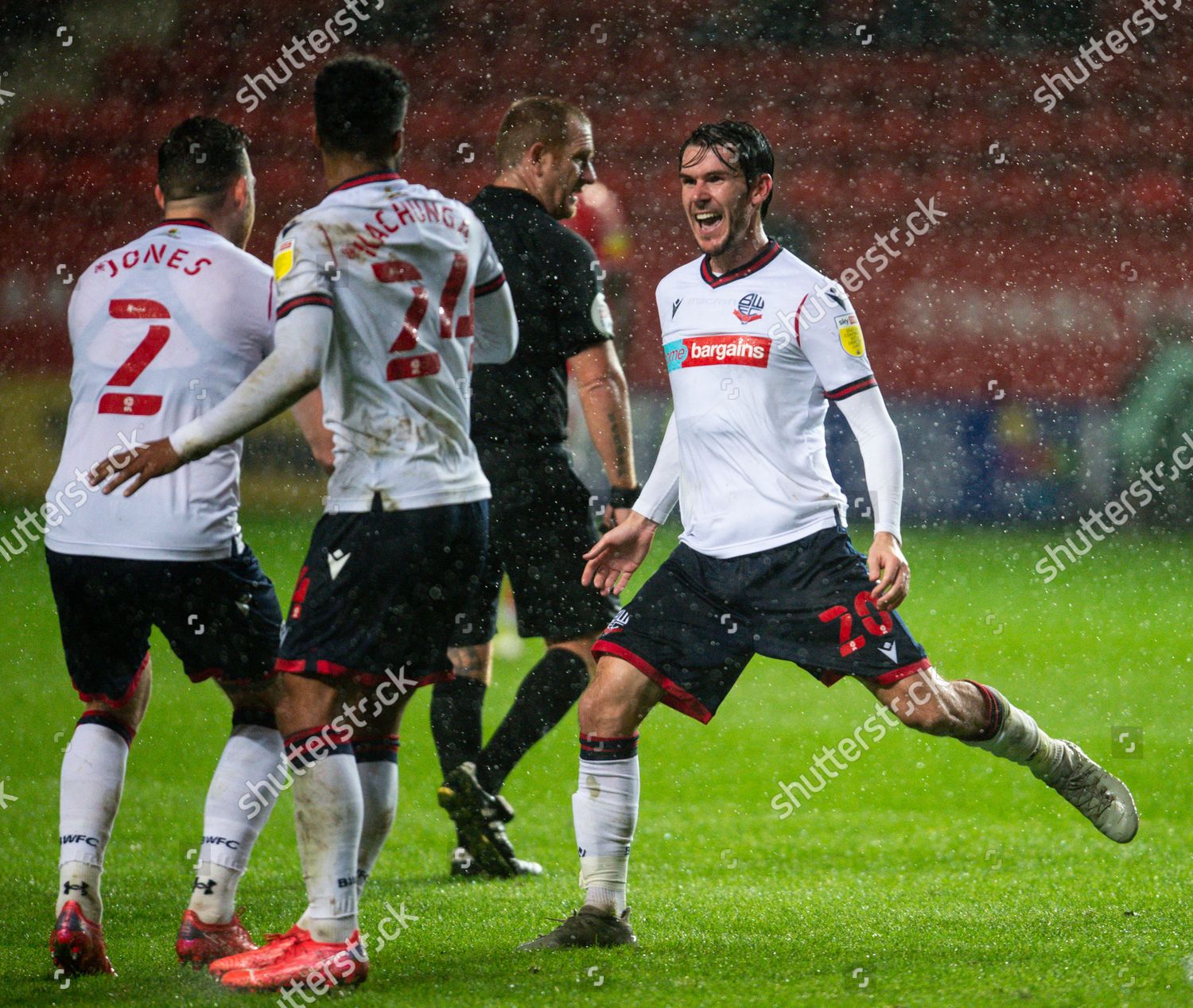 Kieran Lee Bolton Wanderers Scores Celebrates Editorial Stock Photo ...