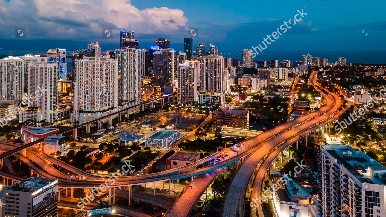 Aerial View On Interstate I95 South Editorial Stock Photo - Stock Image ...