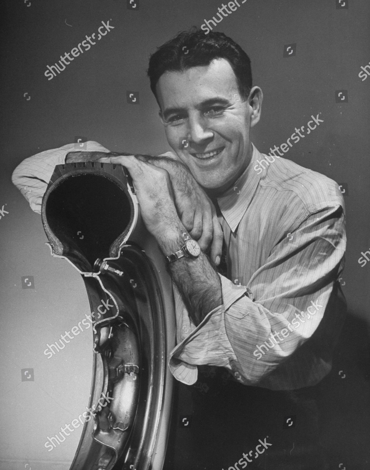 Portrait B F Goodrich Engineer Frank Editorial Stock Photo Stock