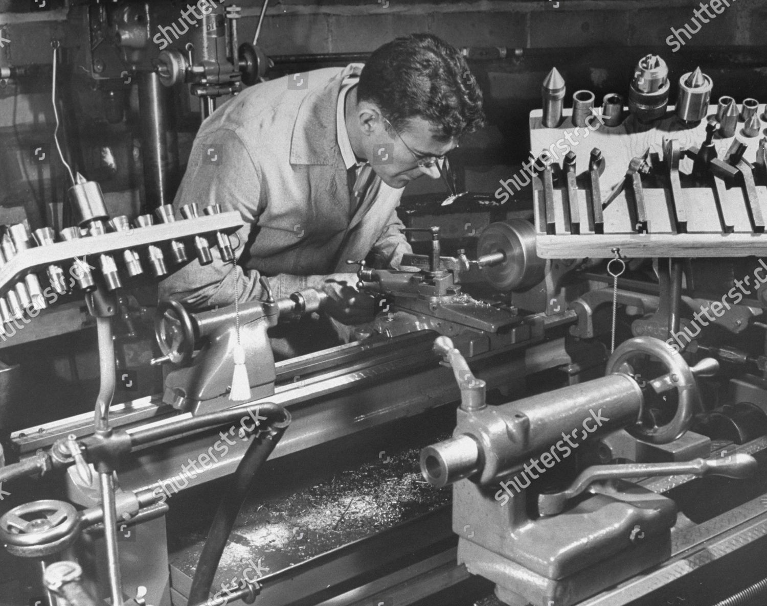 B F Goodrich Engineer Frank Herzegh Editorial Stock Photo Stock Image