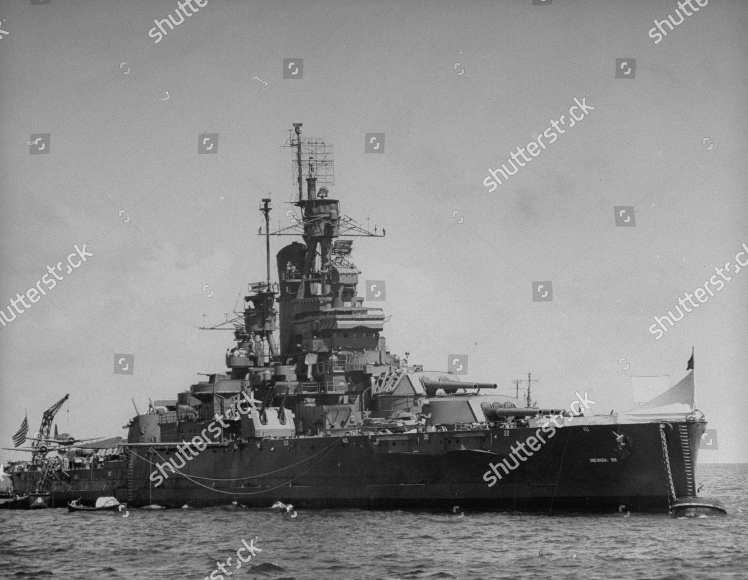 Battleship Which Used Atomic Bomb Test Editorial Stock Photo - Stock ...