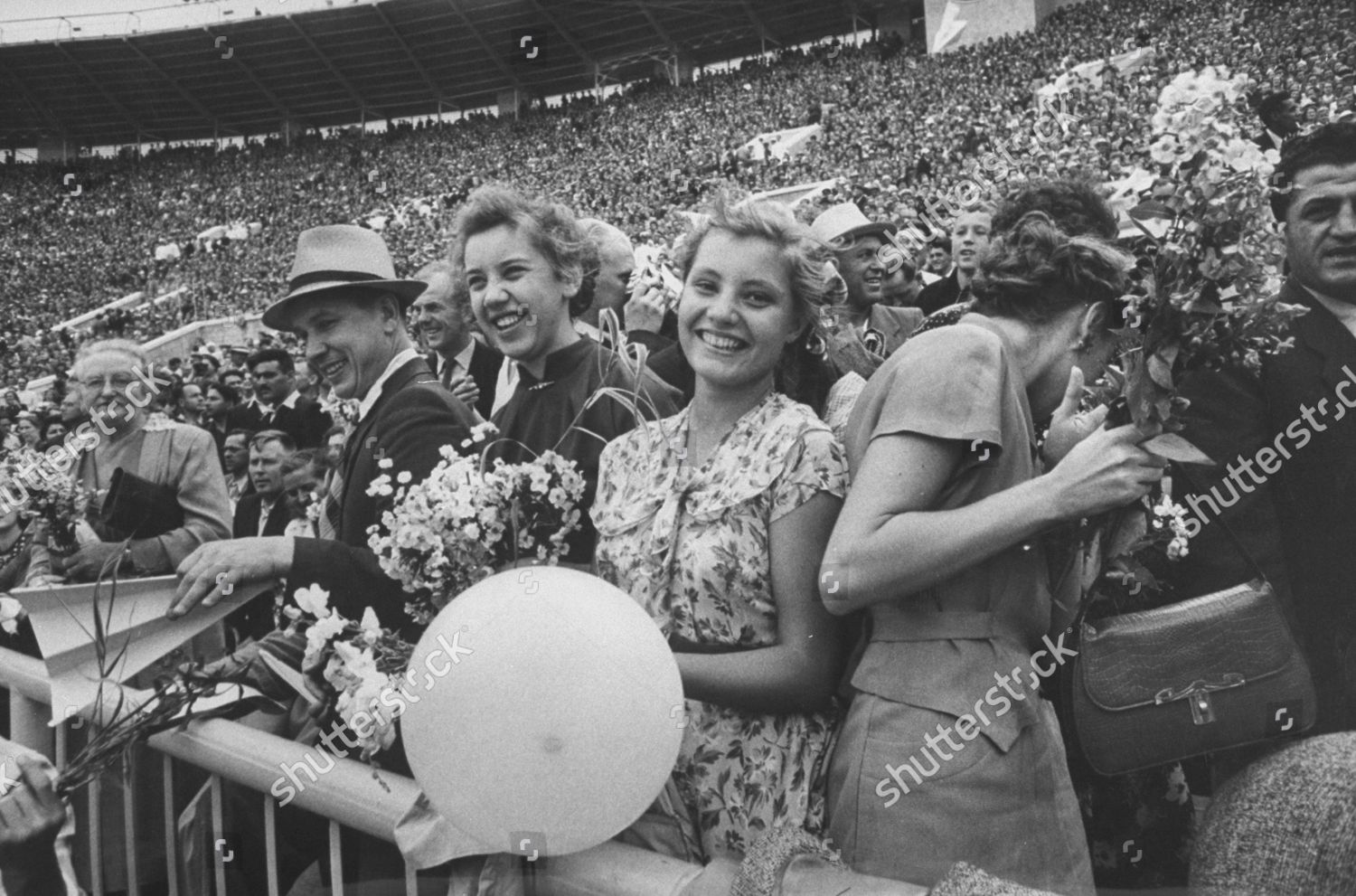 View Crowd Lenin Stadium Spartakiada Russian Editorial Stock Photo 