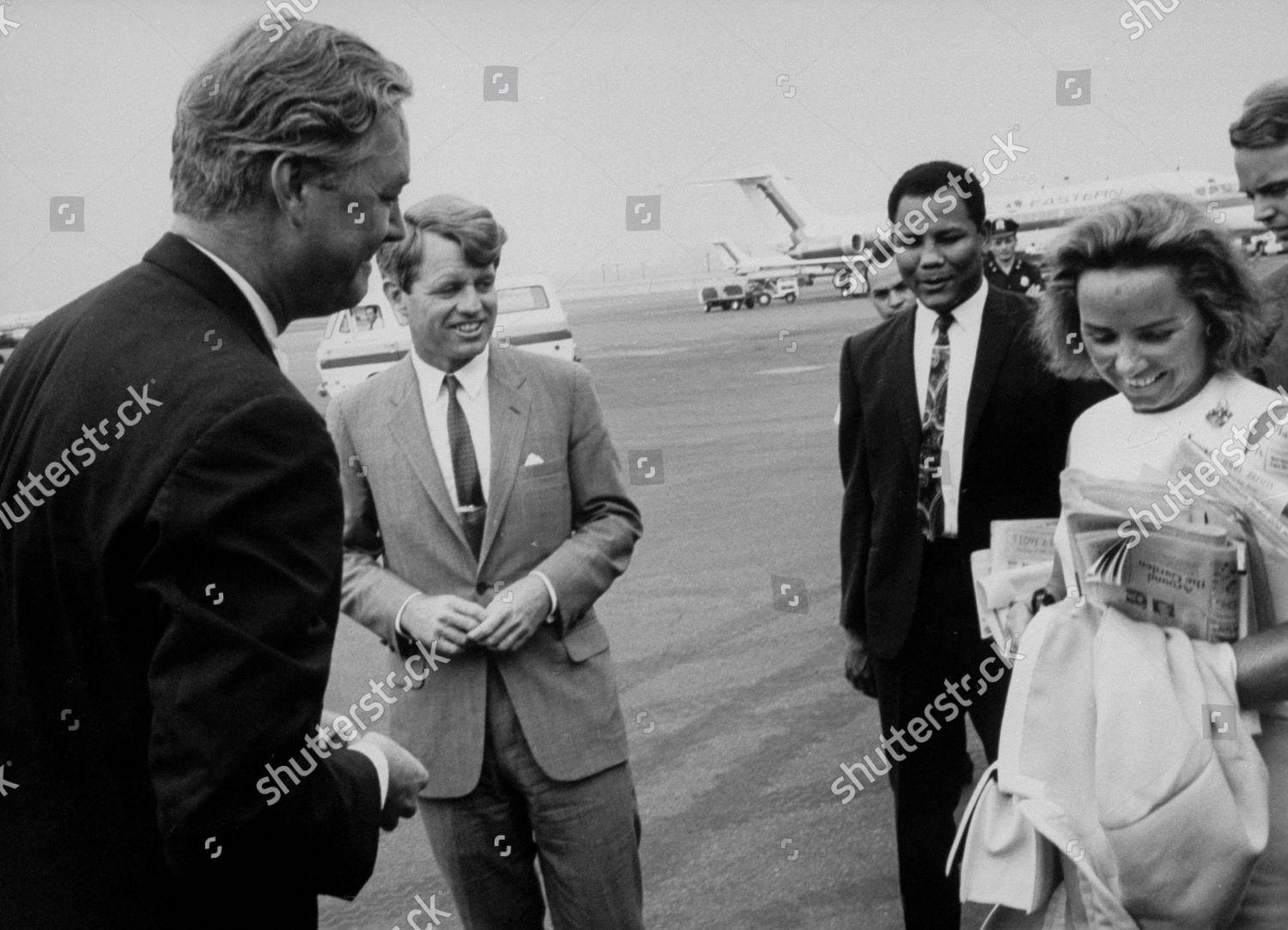 Sen Robert F Kennedy Wife Ethel Editorial Stock Photo - Stock Image ...