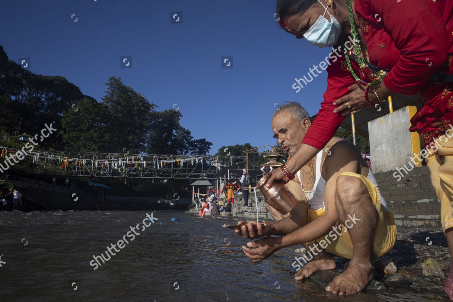 nepalese-perform-sorha-shraddha-ritual-bagmati-editorial-stock-photo