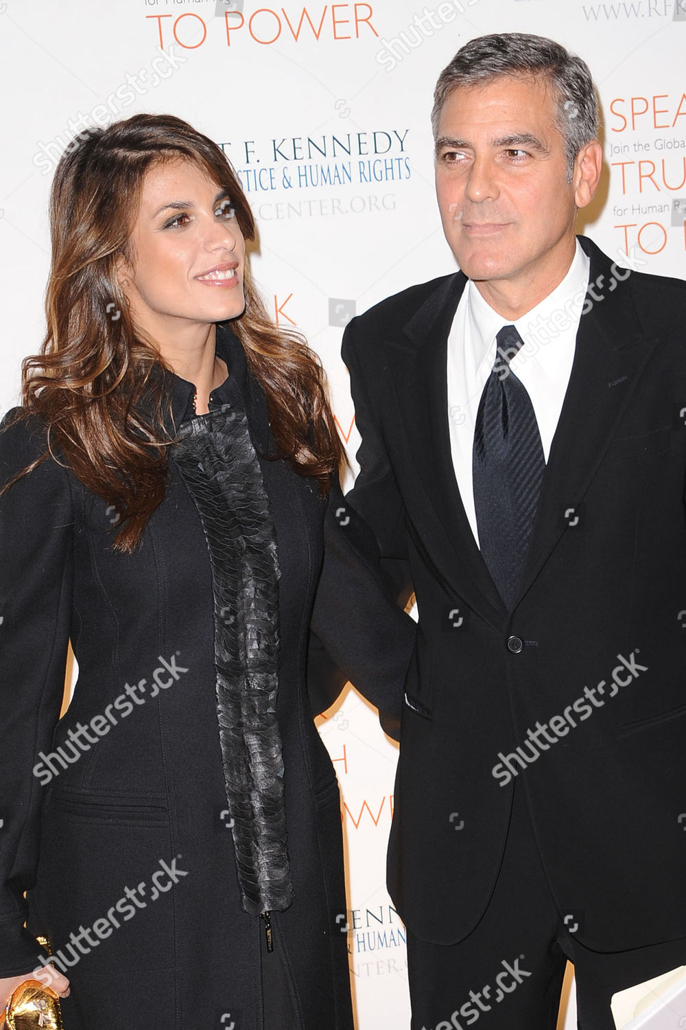 ELISABETTA CANALIS GEORGE CLOONEY Editorial Stock Photo - Stock Image ...