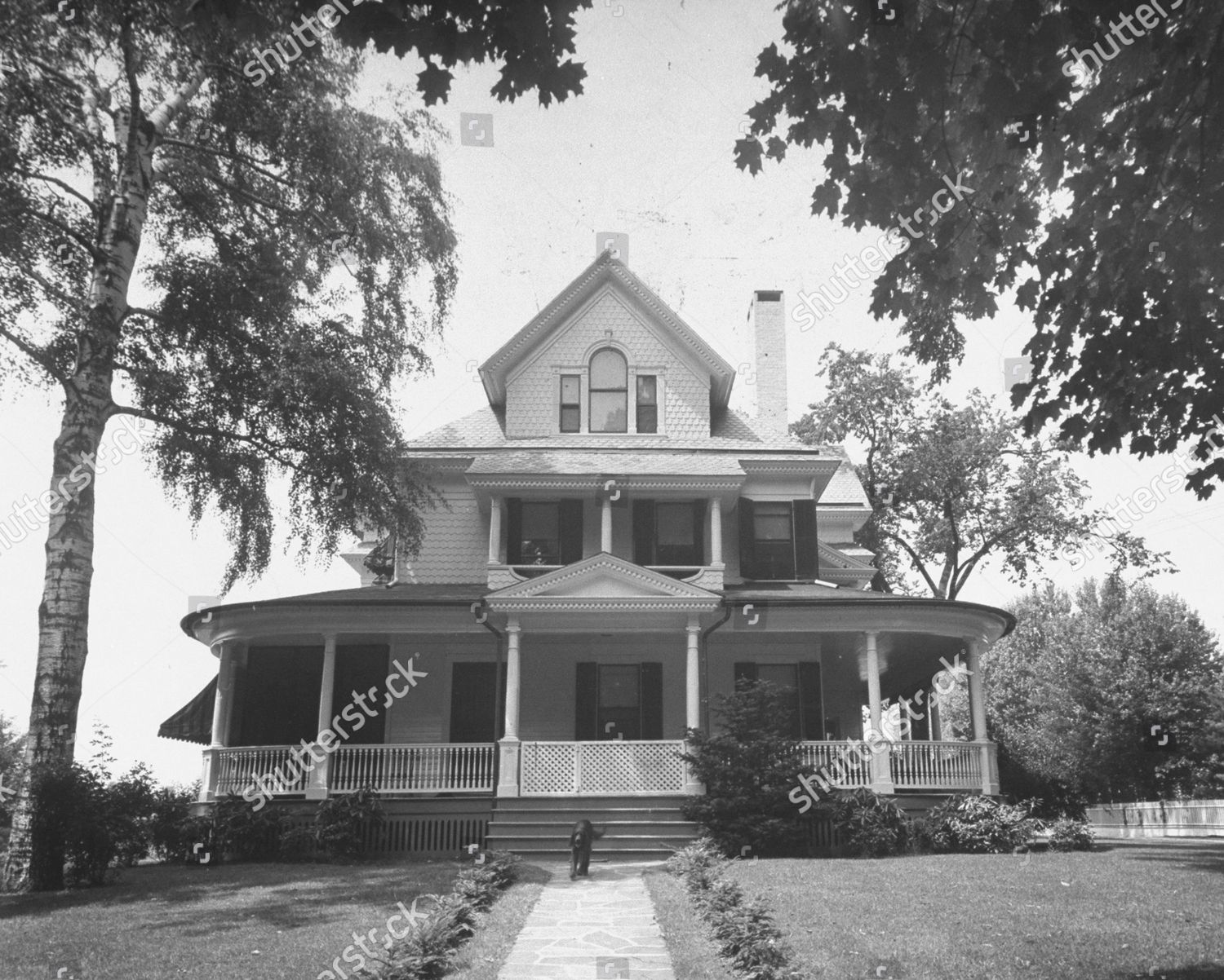 Van Heusen House Atop Greenfield Hill Editorial Stock Photo Stock