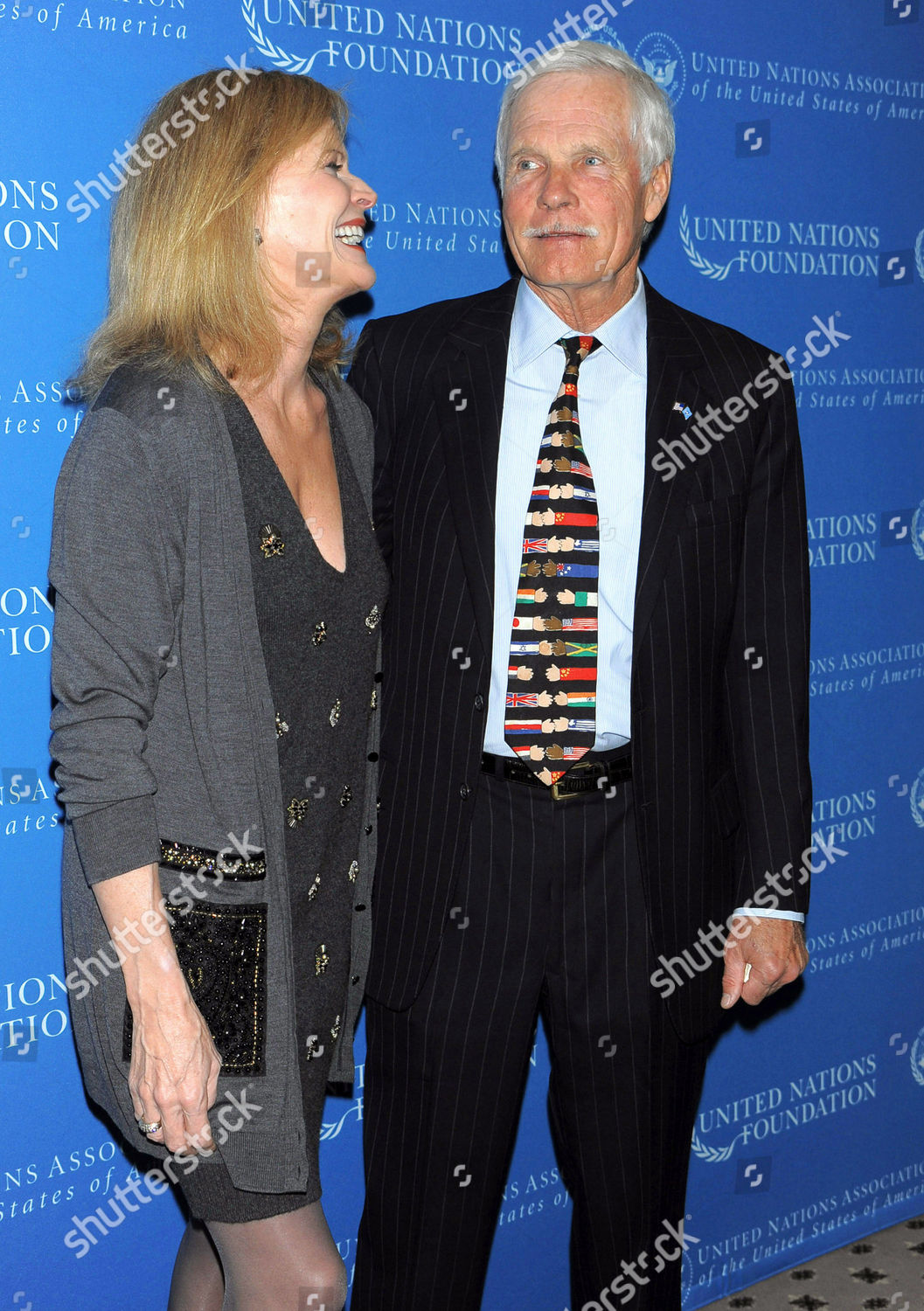 Catherine Crier Ted Turner Editorial Stock Photo - Stock Image ...