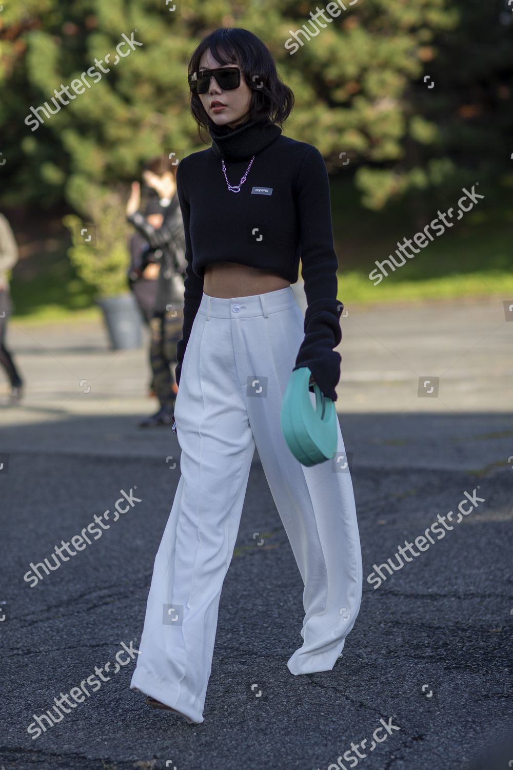 Xiayan Guo Outside Coperni Editorial Stock Photo - Stock Image