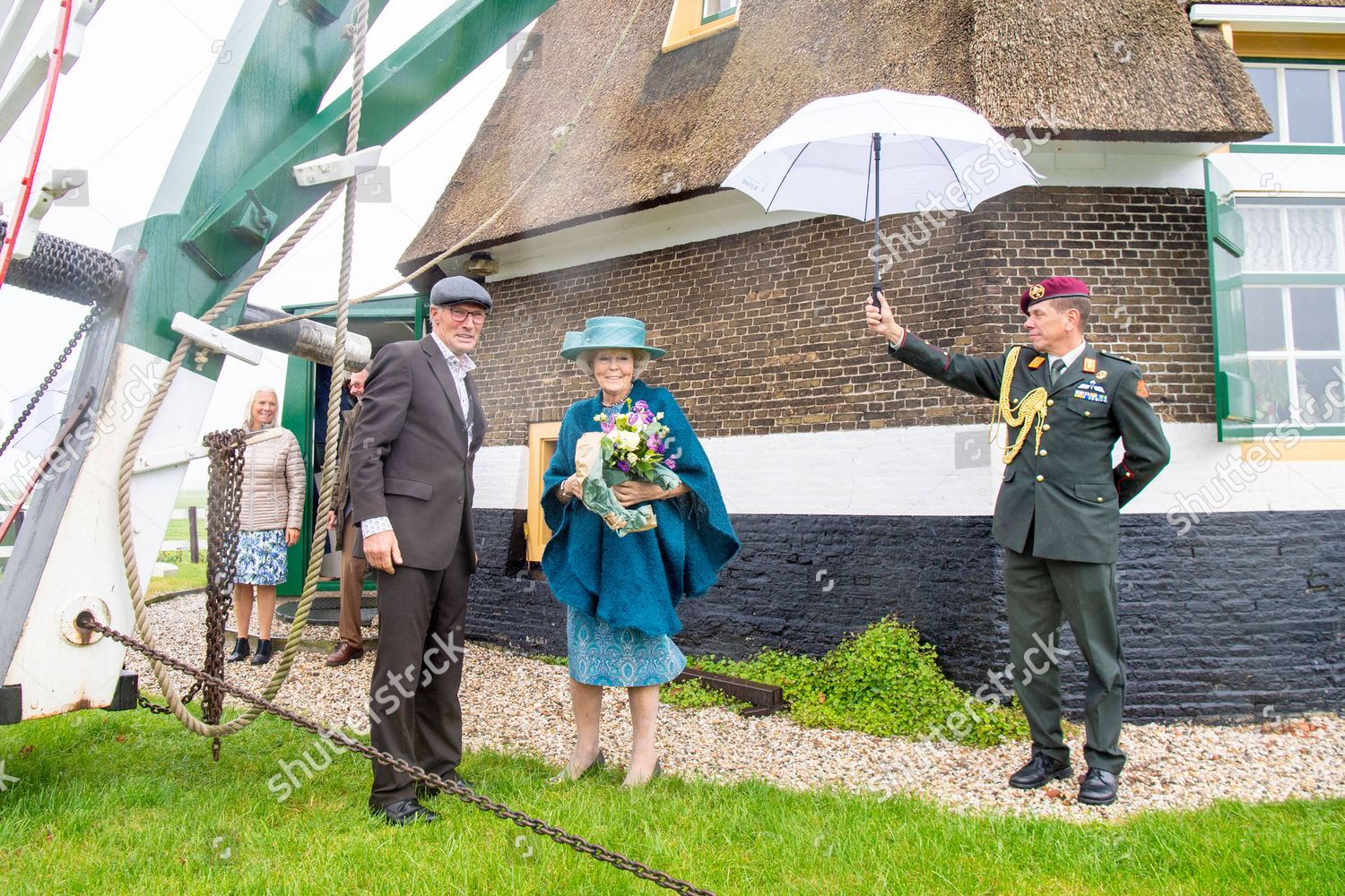 Princess Beatrix waiting opening restored Molenviergang ...