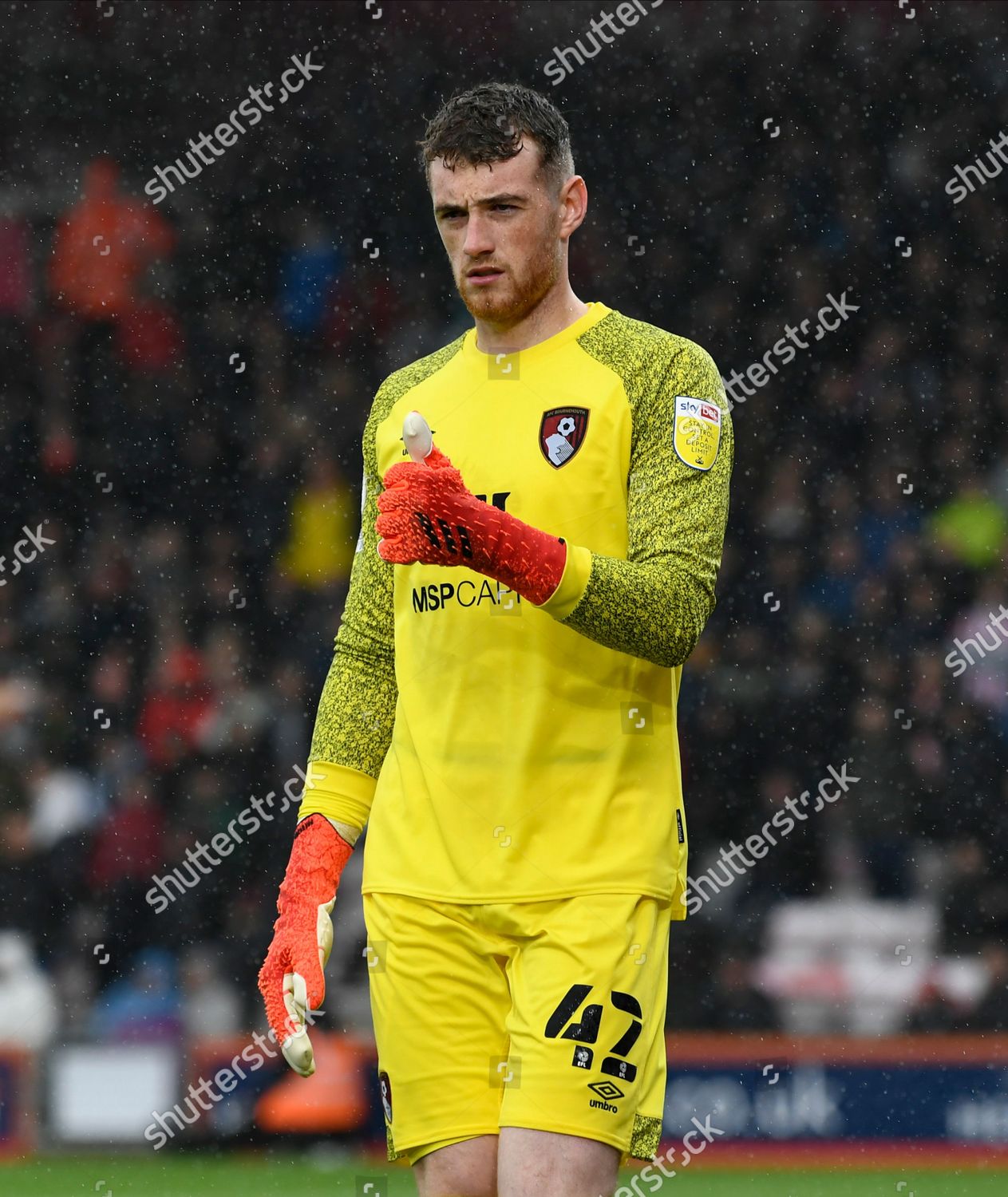 Mark Travers 42 Afc Bournemouth Gives Editorial Stock Photo - Stock ...