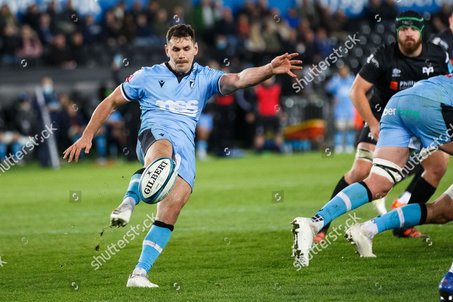 Tomos Williams Cardiff Rugby Kicks Ball Editorial Stock Photo - Stock ...