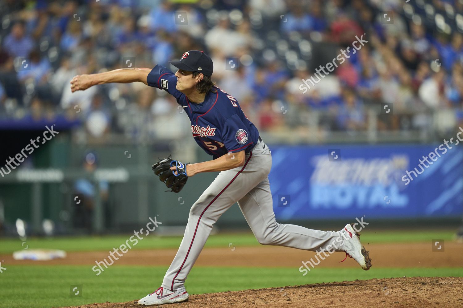 Minnesota Pitcher Luke Farrell 51 Throws Editorial Stock Photo - Stock 