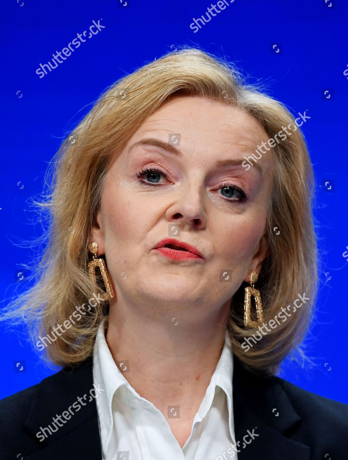 Liz Truss Foreign Secretary Delivering Her Editorial Stock Photo   Shutterstock 12522064au 