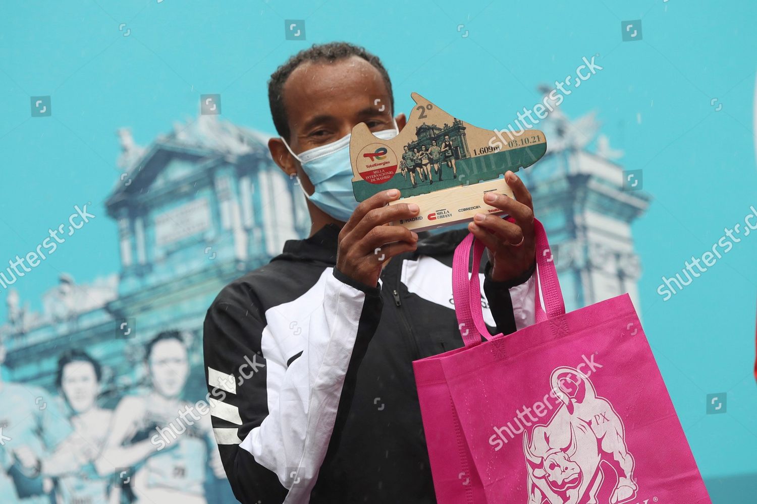 Athlete Yemane Haileselassie Eritrea Poses On Editorial Stock Photo