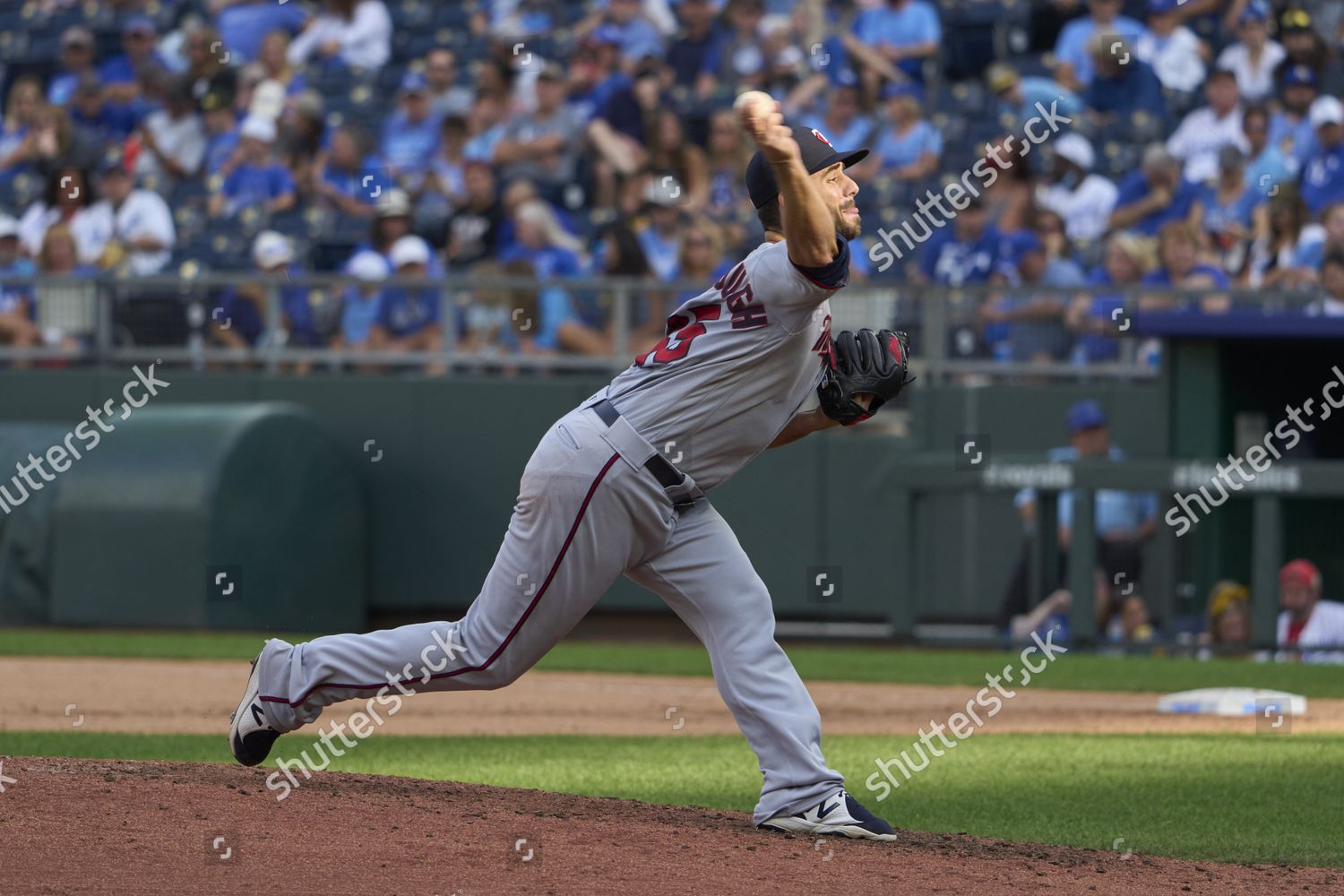 Minnesota Pitcher Kyle Barraclough 45 Makes Editorial Stock Photo ...