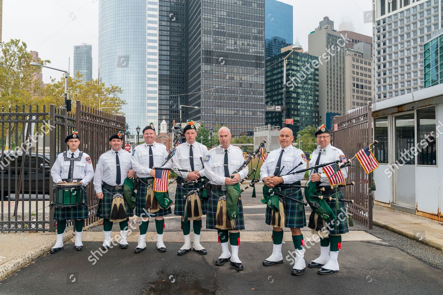 Fdny Pipes Drums Band Attends Ceremony Editorial Stock Photo Stock Image Shutterstock