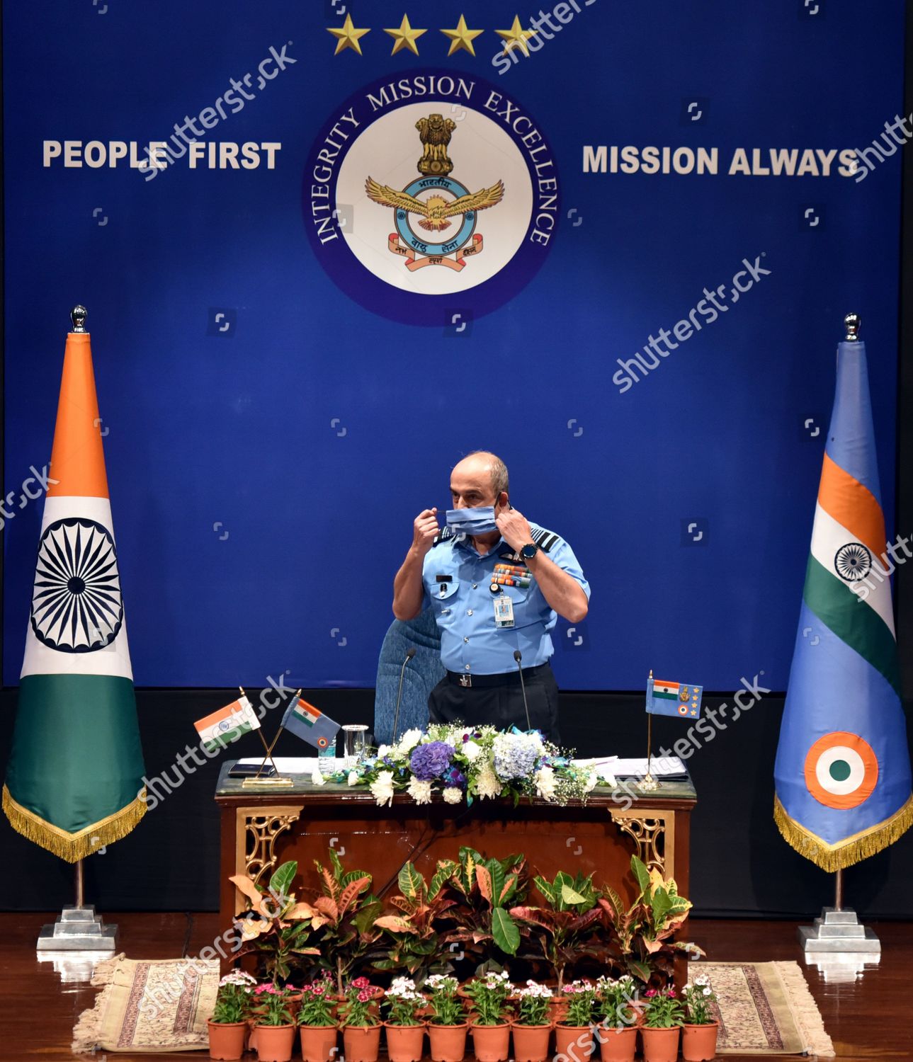 CHIEF AIR STAFF MARSHAL VIVEK RAM Editorial Stock Photo - Stock Image ...