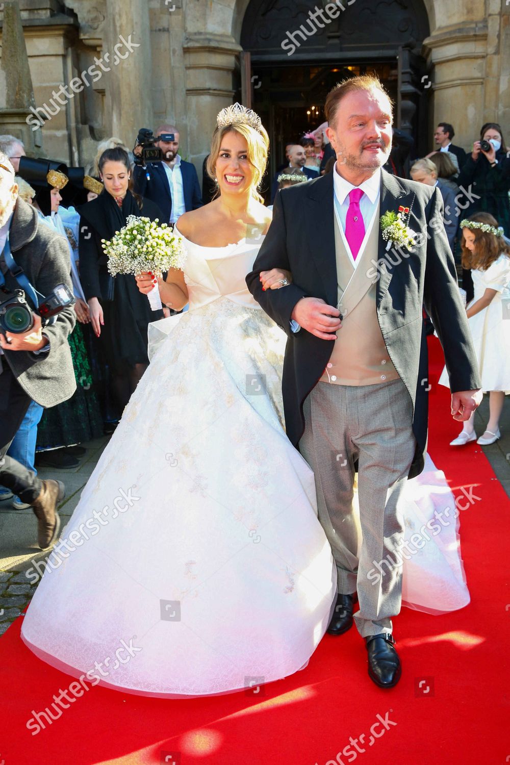 Mahkameh Navabi Prince Alexander Zu Schaumburglippe Editorial Stock ...