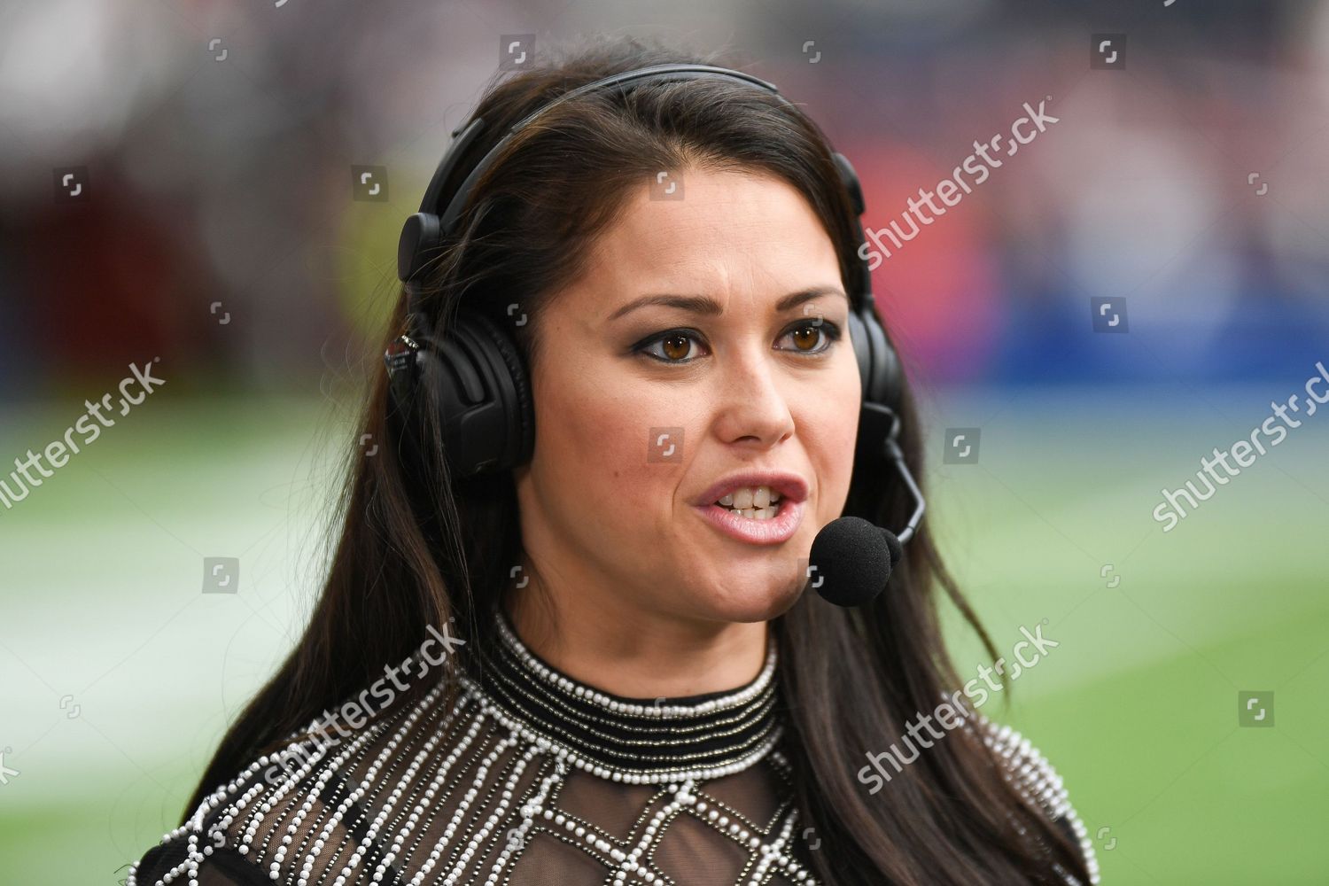 Tv Presenter Sam Quek During International Redaktionelles Stockfoto ...