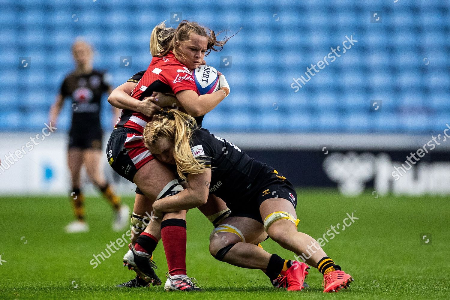 Georgia Brock Gloucesterhartpury Women Runs Forward Editorial Stock ...