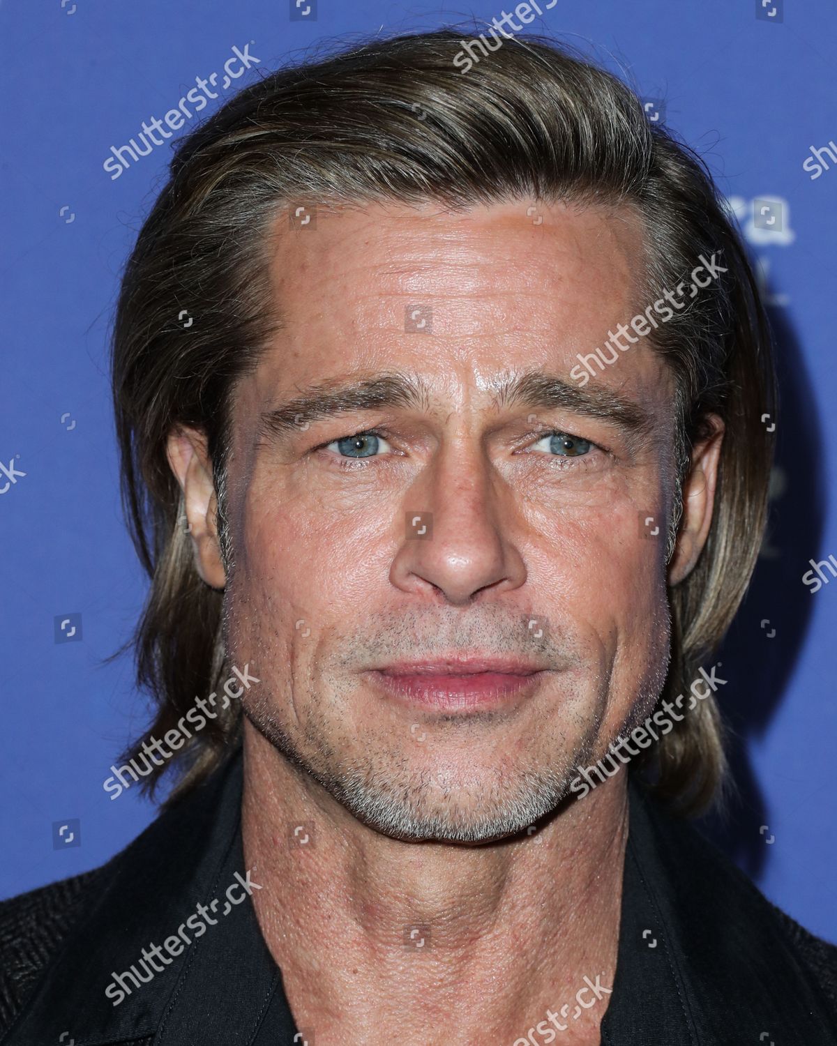 Actor Brad Pitt Wearing Brioni Arrives Editorial Stock Photo
