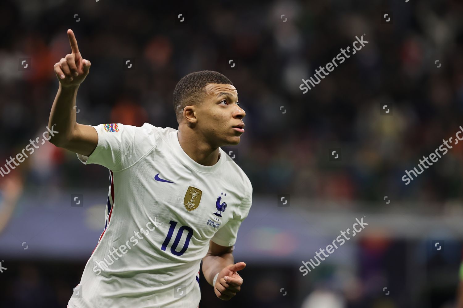 Kylian Mbappe France Celebrates After Scoring Editorial Stock Photo ...