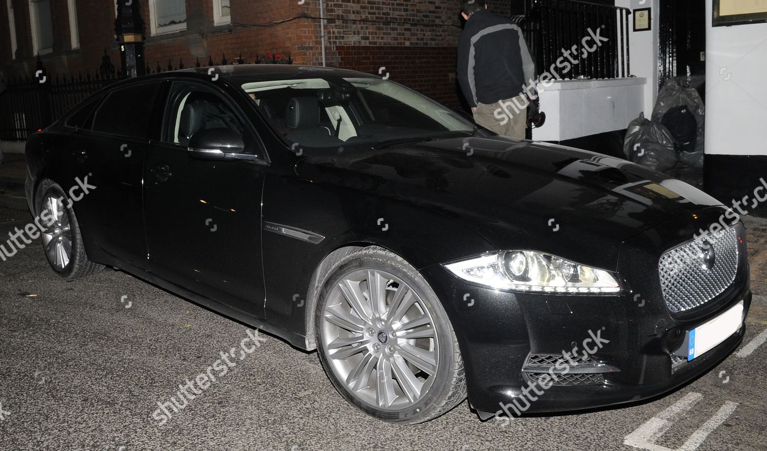 David Beckhams Chauffeured Jaguar Editorial Stock Photo Stock Image Shutterstock