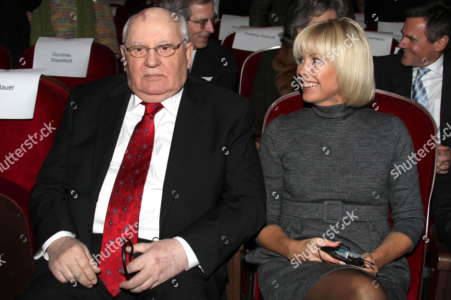 Mikhail Gorbachev Daughter Irina Virganskaya Editorial Stock Photo ...